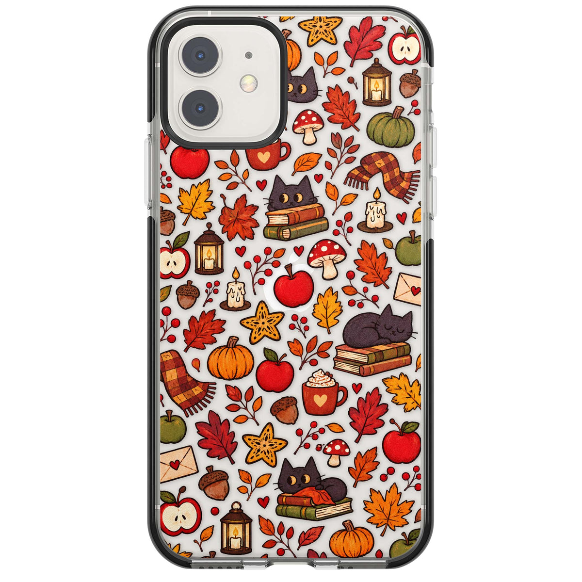 Autumn Mix iPhone case | Black Impact case for iPhone 11, iPhone 12