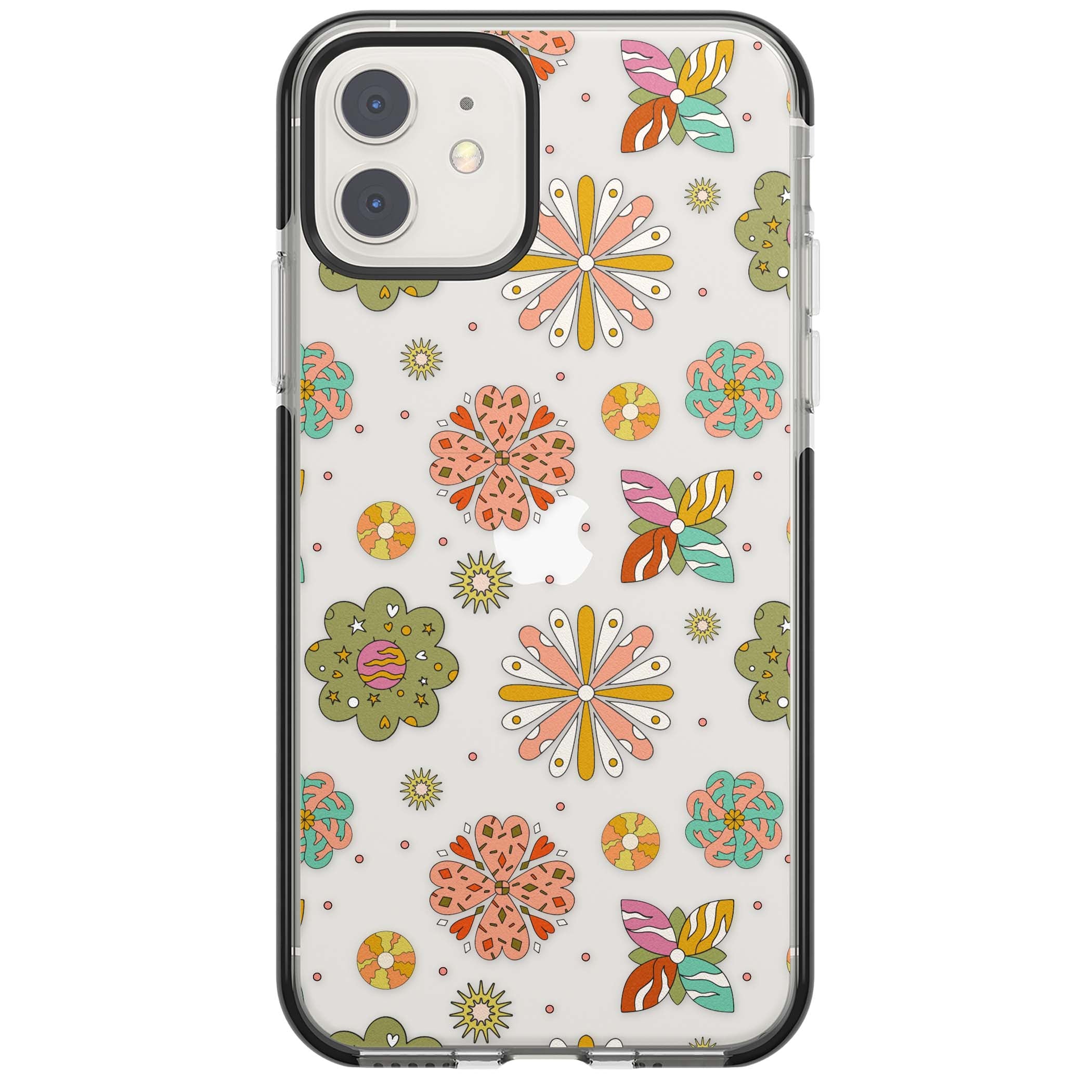 Elevate Your Phone'S Style With This Boho Celestial Sun & Eye Phone Case, Featuring A Mystical Blend Of Suns, All-Seeing Eyes, Butterflies, Stars, And