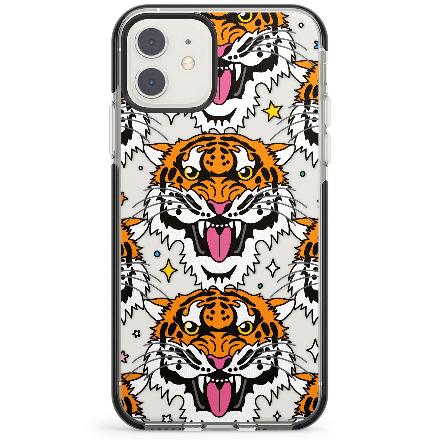 Fierce Jungle Tigers Impact Phone Case for iPhone 11, iphone 12