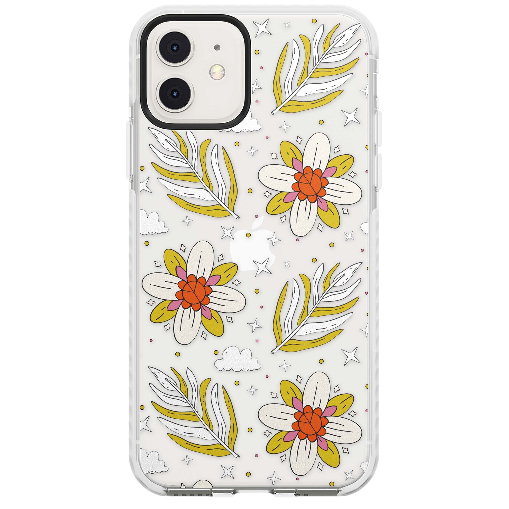 Elevate Your Phone'S Style With This Boho Celestial Sun & Eye Phone Case, Featuring A Mystical Blend Of Suns, All-Seeing Eyes, Butterflies, Stars, And