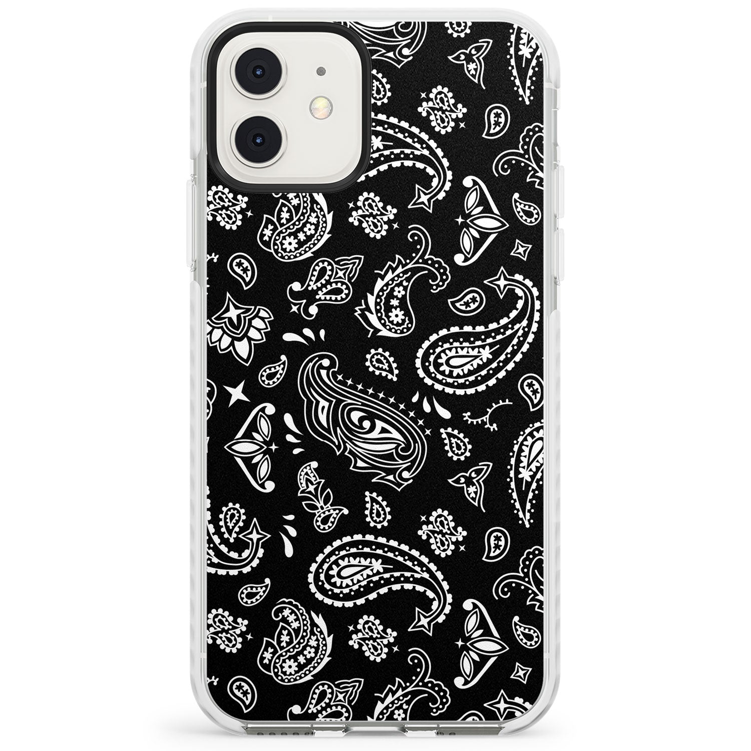 Black Bandana Impact Phone Case for iPhone 11, iphone 12