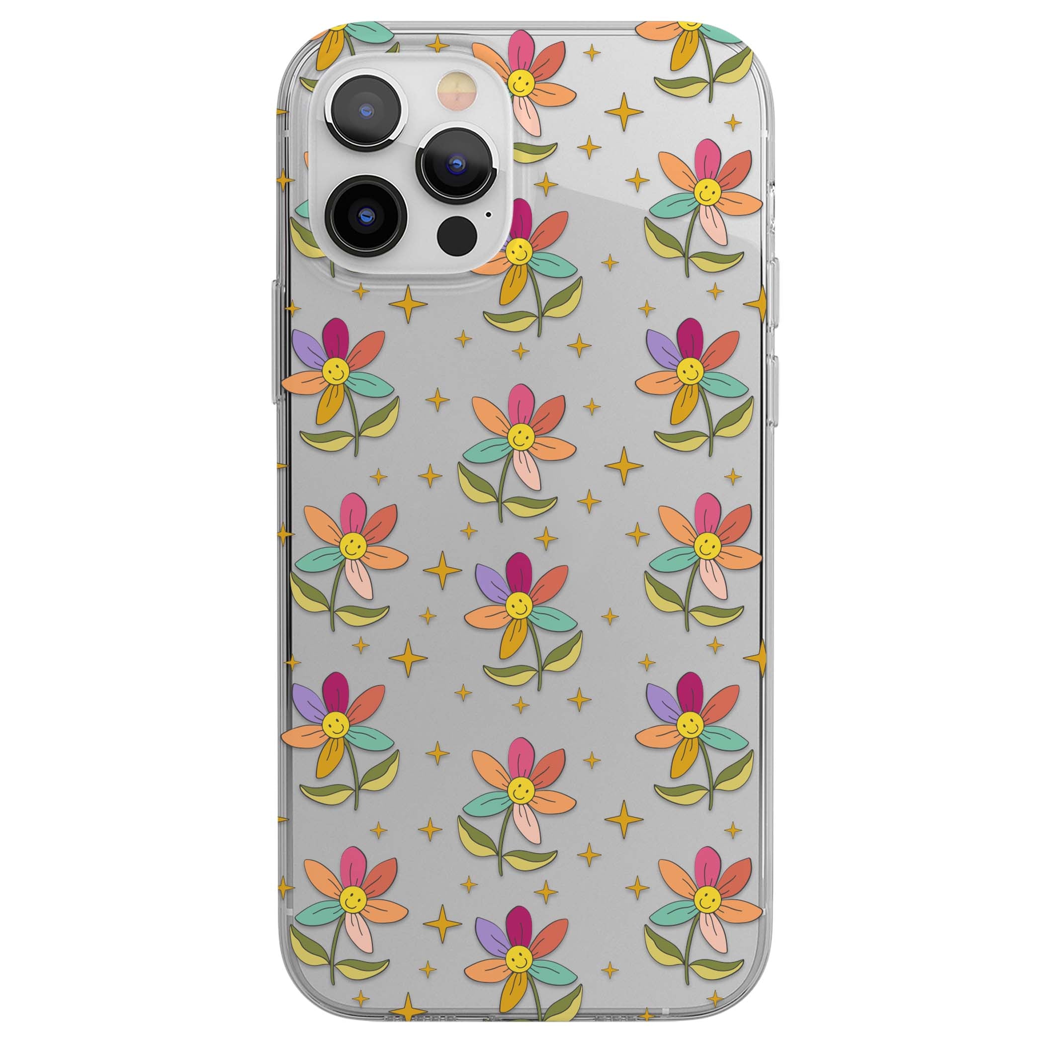 Elevate Your Phone'S Style With This Boho Celestial Sun & Eye Phone Case, Featuring A Mystical Blend Of Suns, All-Seeing Eyes, Butterflies, Stars, And