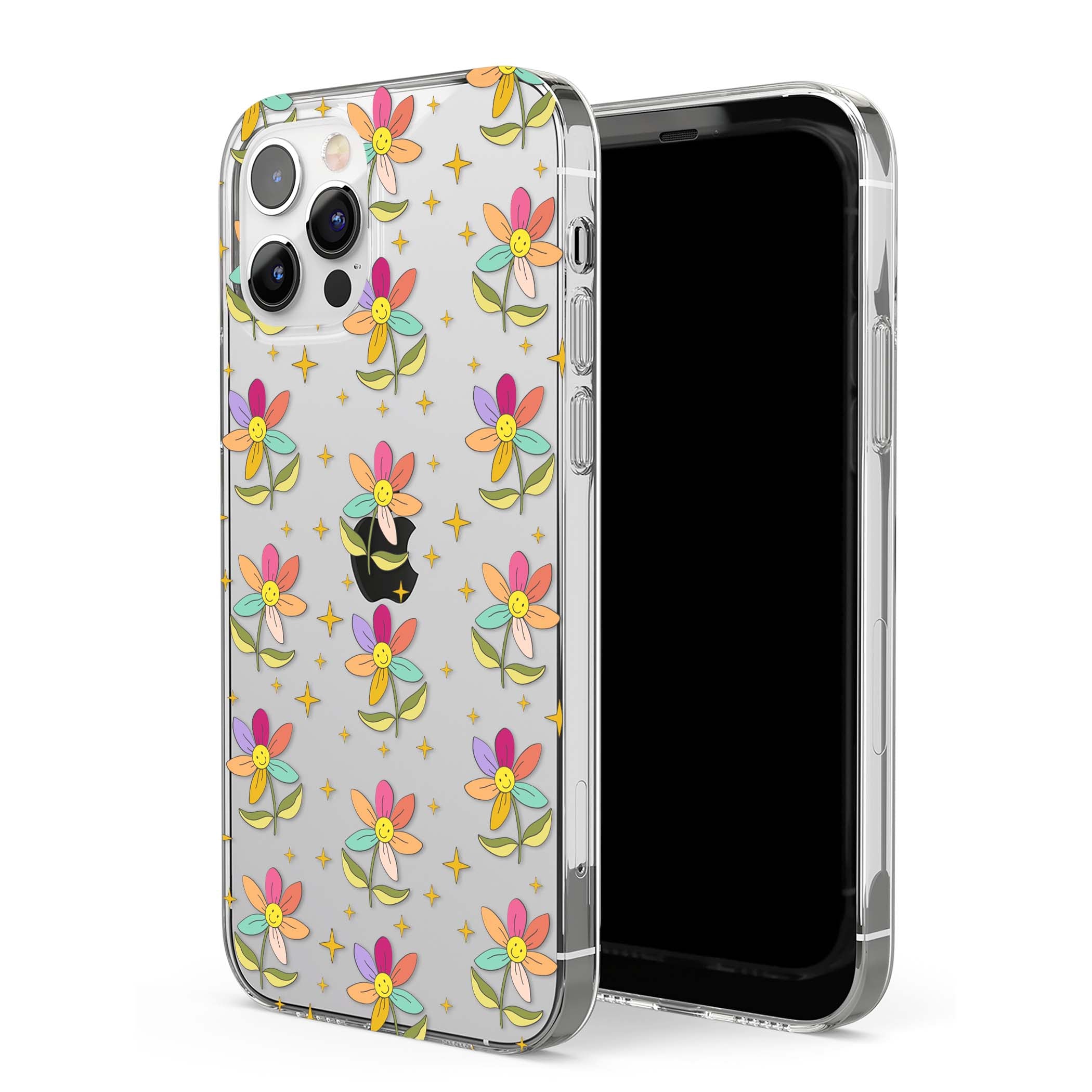 Elevate Your Phone'S Style With This Boho Celestial Sun & Eye Phone Case, Featuring A Mystical Blend Of Suns, All-Seeing Eyes, Butterflies, Stars, And