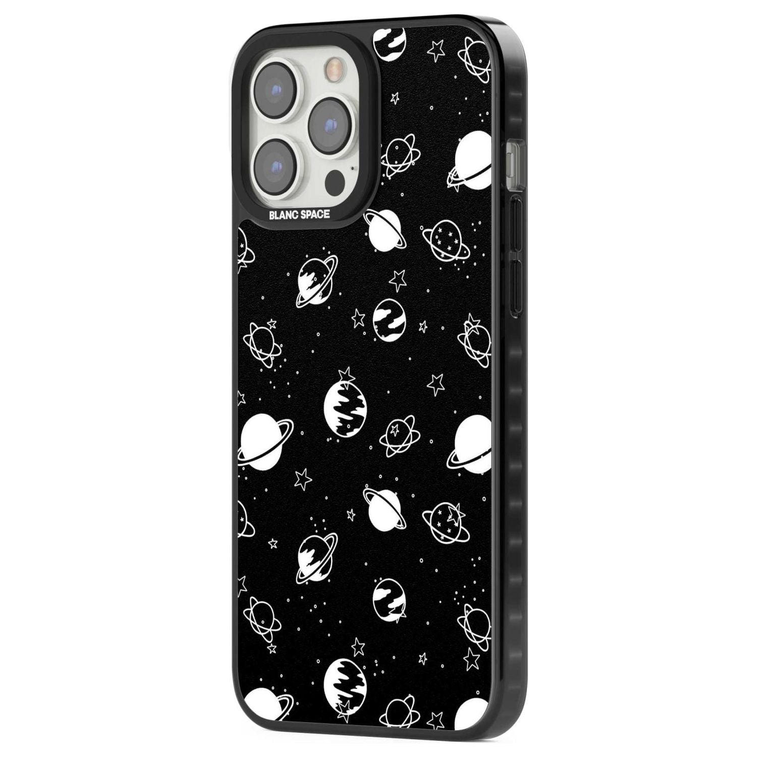 White Planets On Black