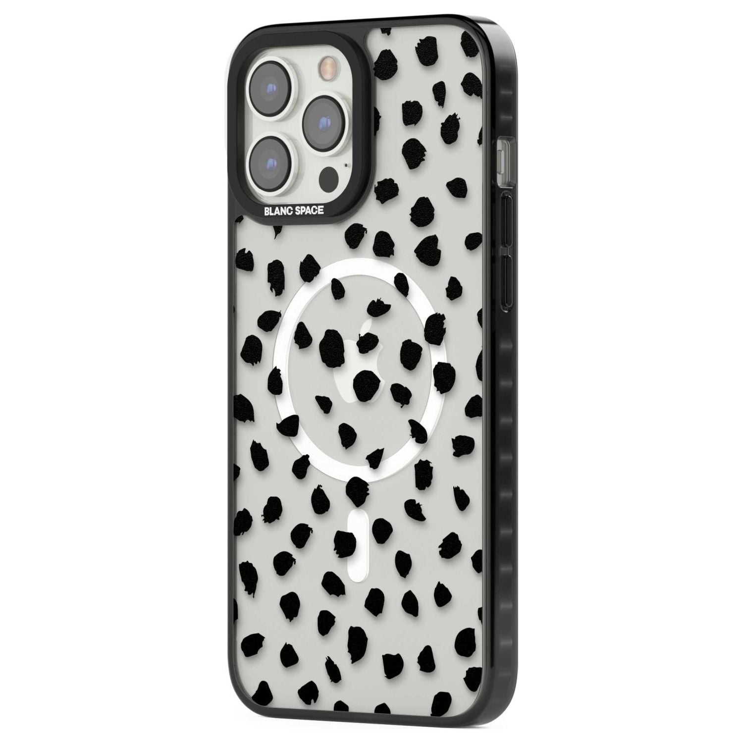 Black on Transparent Dalmatian Polka Dot Spots Phone Case iPhone 15 Pro Max / Black Impact Case,iPhone 15 Plus / Black Impact Case,iPhone 15 Pro / Black Impact Case,iPhone 15 / Black Impact Case,iPhone 15 Pro Max / Impact Case,iPhone 15 Plus / Impact Case,iPhone 15 Pro / Impact Case,iPhone 15 / Impact Case,iPhone 15 Pro Max / Magsafe Black Impact Case,iPhone 15 Plus / Magsafe Black Impact Case,iPhone 15 Pro / Magsafe Black Impact Case,iPhone 15 / Magsafe Black Impact Case,iPhone 14 Pro Max / Black Impact Ca
