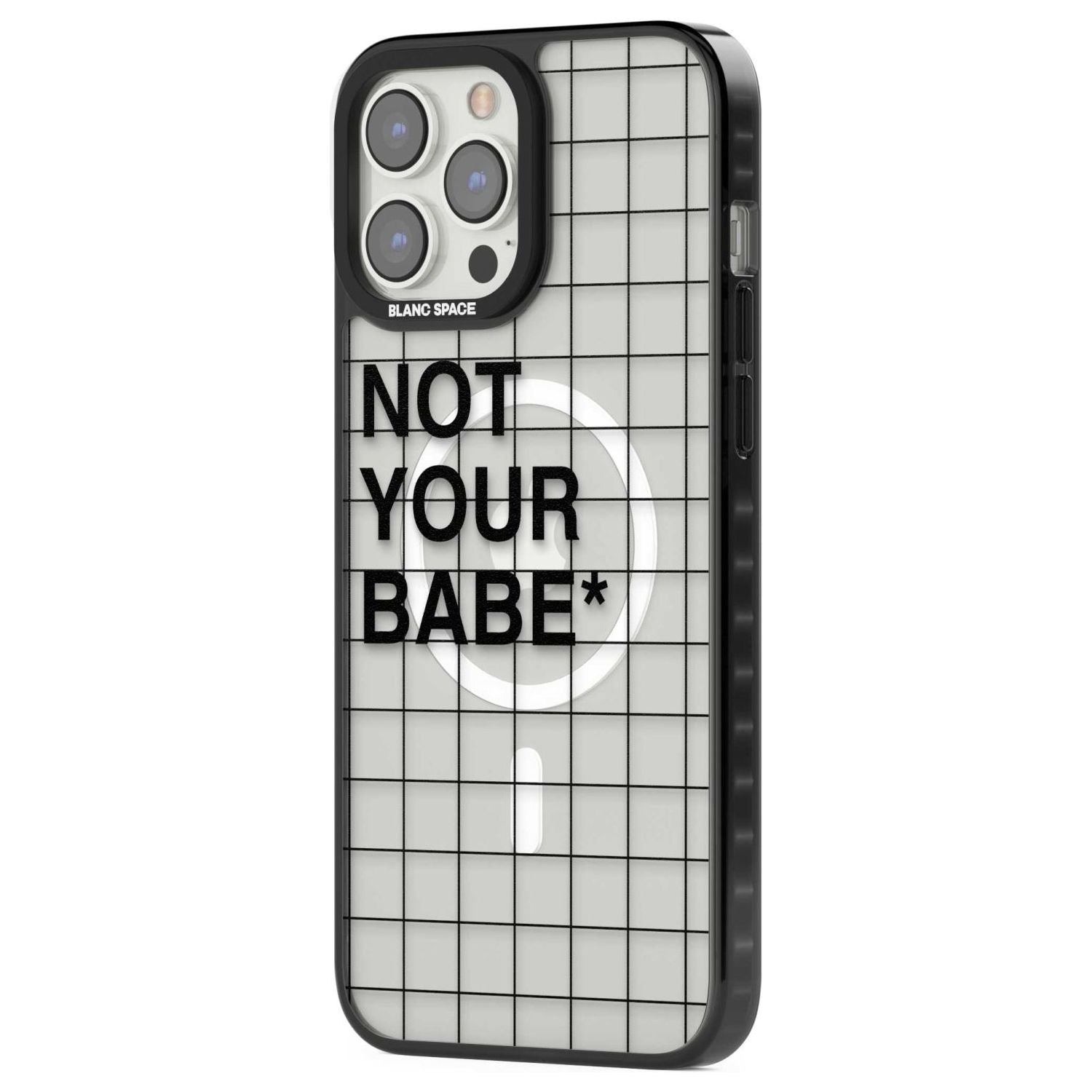 Grid Pattern Not Your Babe Phone Case iPhone 15 Pro Max / Black Impact Case,iPhone 15 Plus / Black Impact Case,iPhone 15 Pro / Black Impact Case,iPhone 15 / Black Impact Case,iPhone 15 Pro Max / Impact Case,iPhone 15 Plus / Impact Case,iPhone 15 Pro / Impact Case,iPhone 15 / Impact Case,iPhone 15 Pro Max / Magsafe Black Impact Case,iPhone 15 Plus / Magsafe Black Impact Case,iPhone 15 Pro / Magsafe Black Impact Case,iPhone 15 / Magsafe Black Impact Case,iPhone 14 Pro Max / Black Impact Case,iPhone 14 Plus /