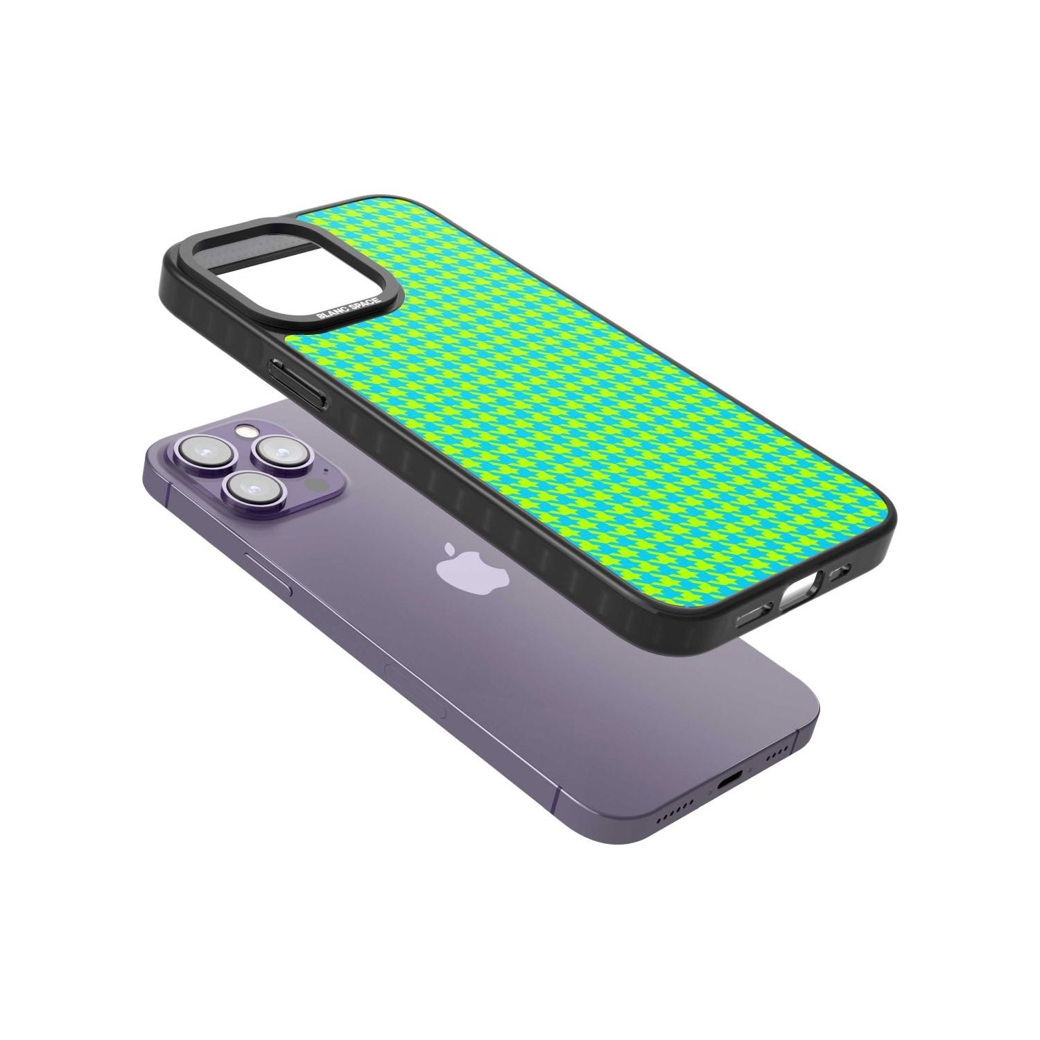 Neon Lime & Turquoise Houndstooth Pattern Phone Case iPhone 15 Pro Max / Black Impact Case,iPhone 15 Plus / Black Impact Case,iPhone 15 Pro / Black Impact Case,iPhone 15 / Black Impact Case,iPhone 15 Pro Max / Impact Case,iPhone 15 Plus / Impact Case,iPhone 15 Pro / Impact Case,iPhone 15 / Impact Case,iPhone 15 Pro Max / Magsafe Black Impact Case,iPhone 15 Plus / Magsafe Black Impact Case,iPhone 15 Pro / Magsafe Black Impact Case,iPhone 15 / Magsafe Black Impact Case,iPhone 14 Pro Max / Black Impact Case,iP
