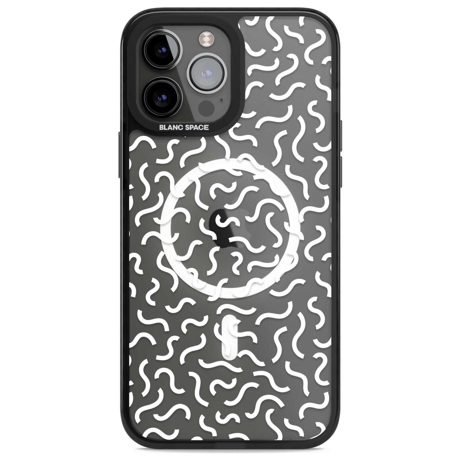 Black & White Wavy Pattern