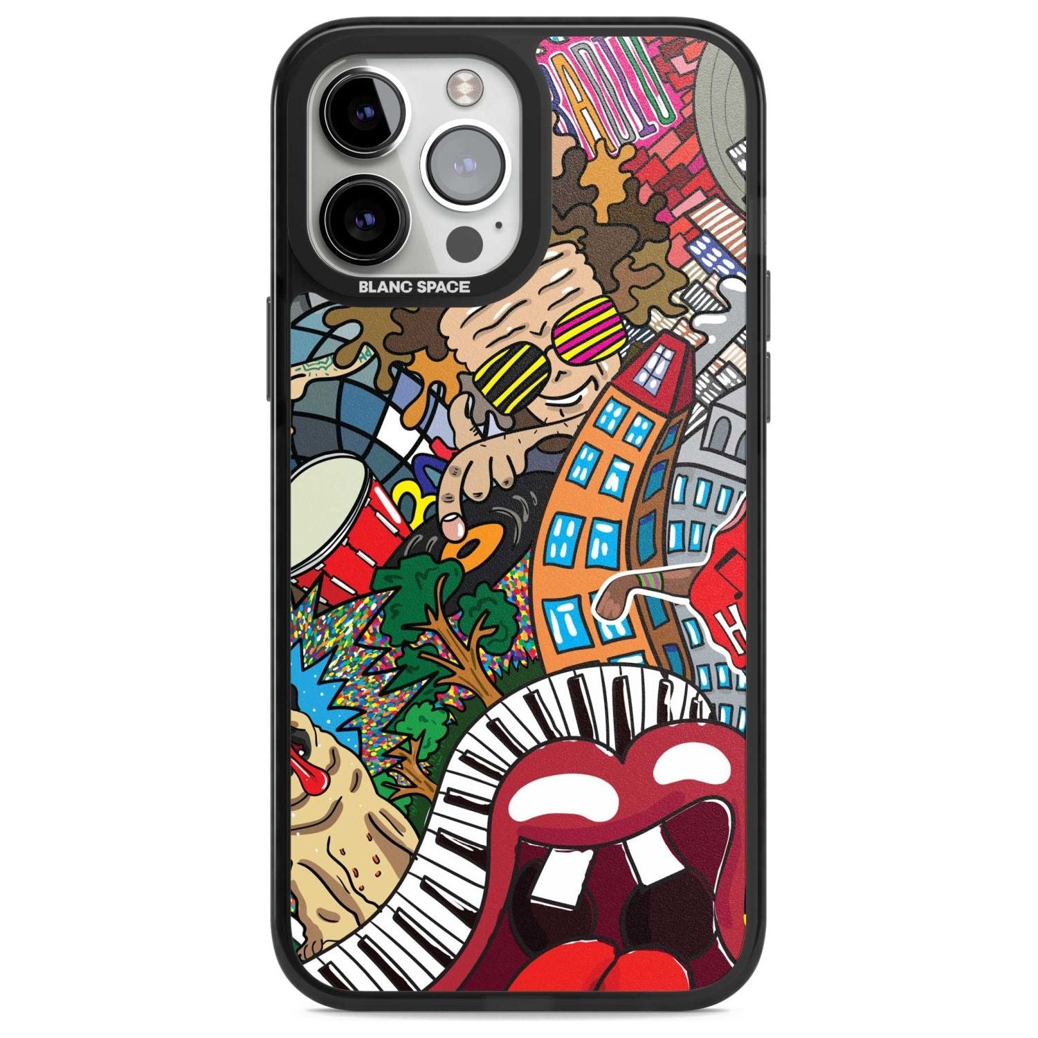 Noise Complaint Phone Case iPhone 13 Pro Max / Magsafe Black Impact Case Blanc Space