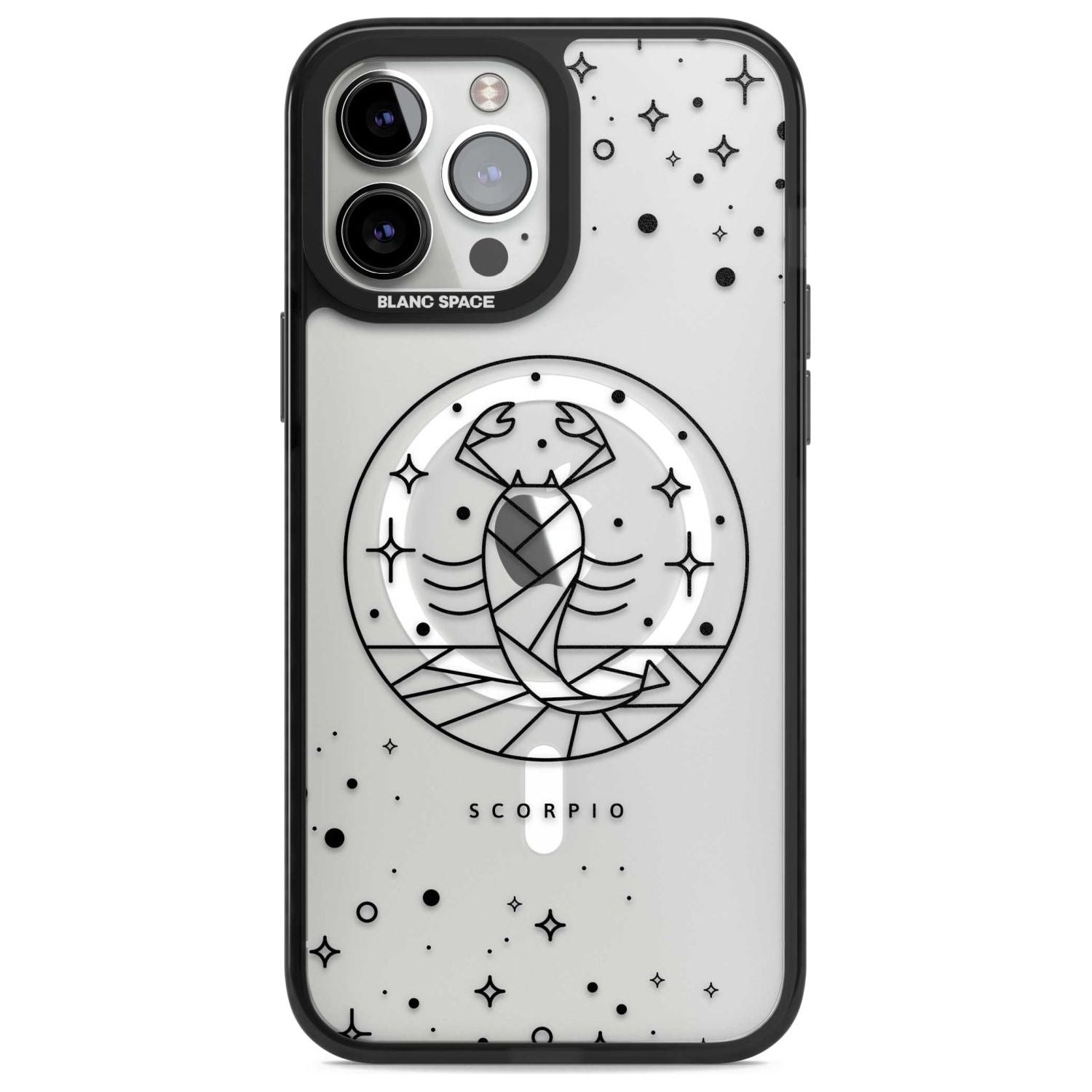 Scorpio Emblem Cosmic Design