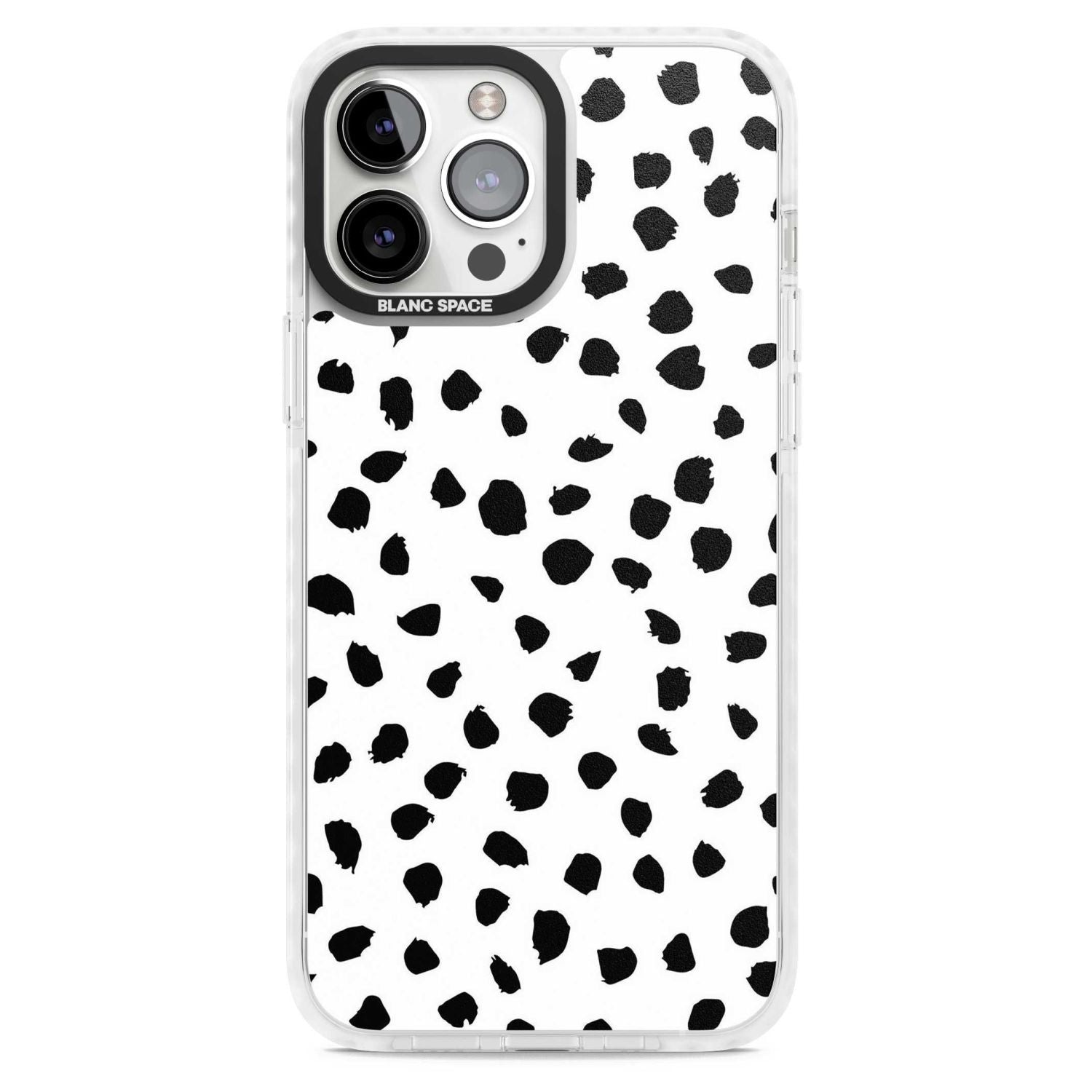 White Dalmatian Print
