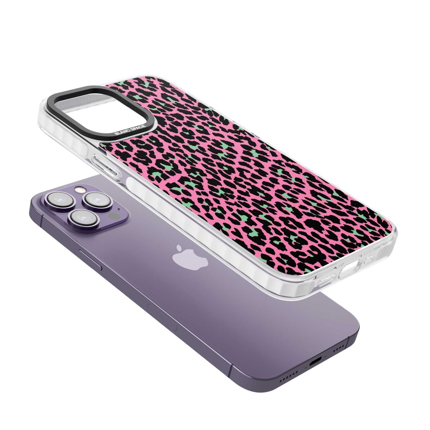 Pink & Green Leopard