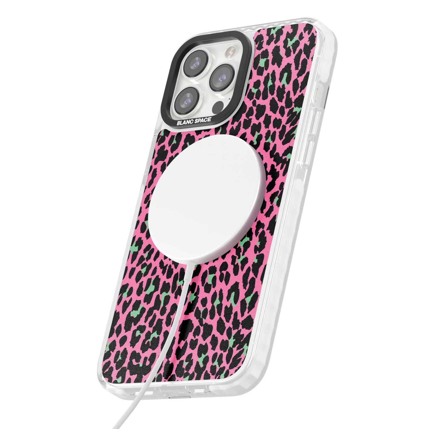 Pink & Green Leopard