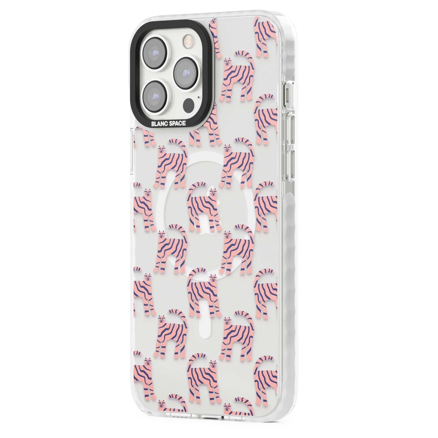 Pink And Blue Cat Pattern