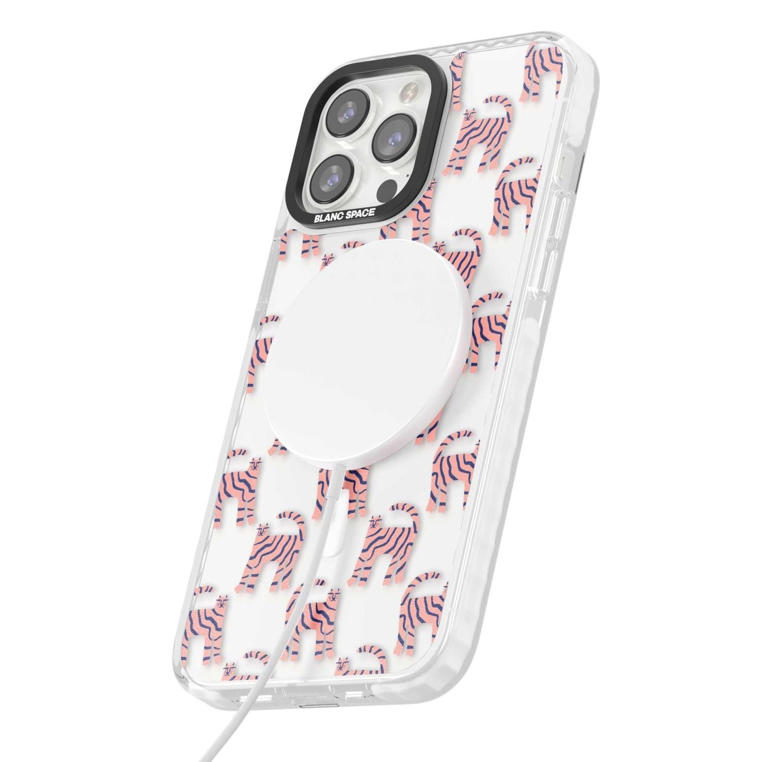 Pink And Blue Cat Pattern