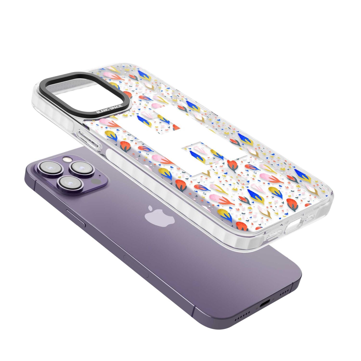 Personalised Abstract Floral Initial