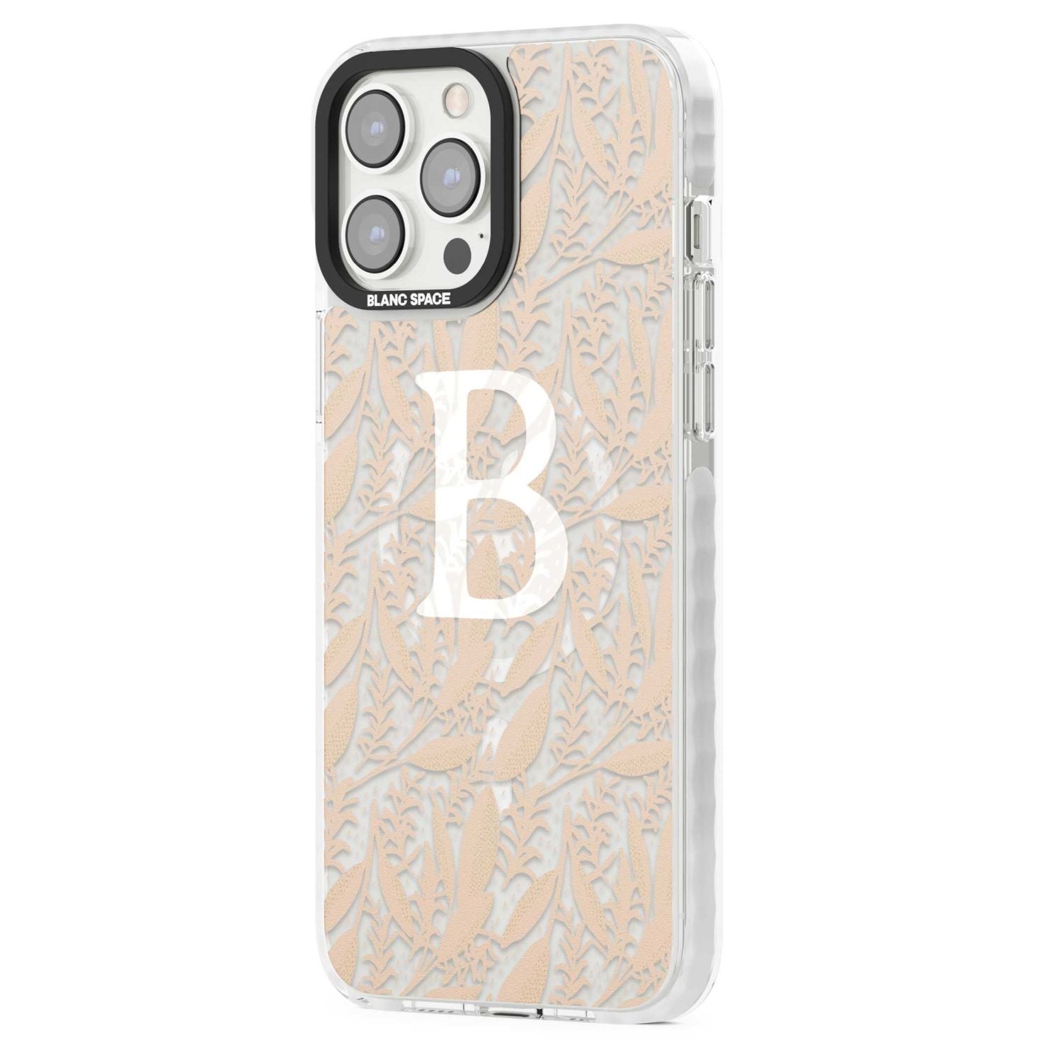 Personalised Monogram Subtle Abstract Floral