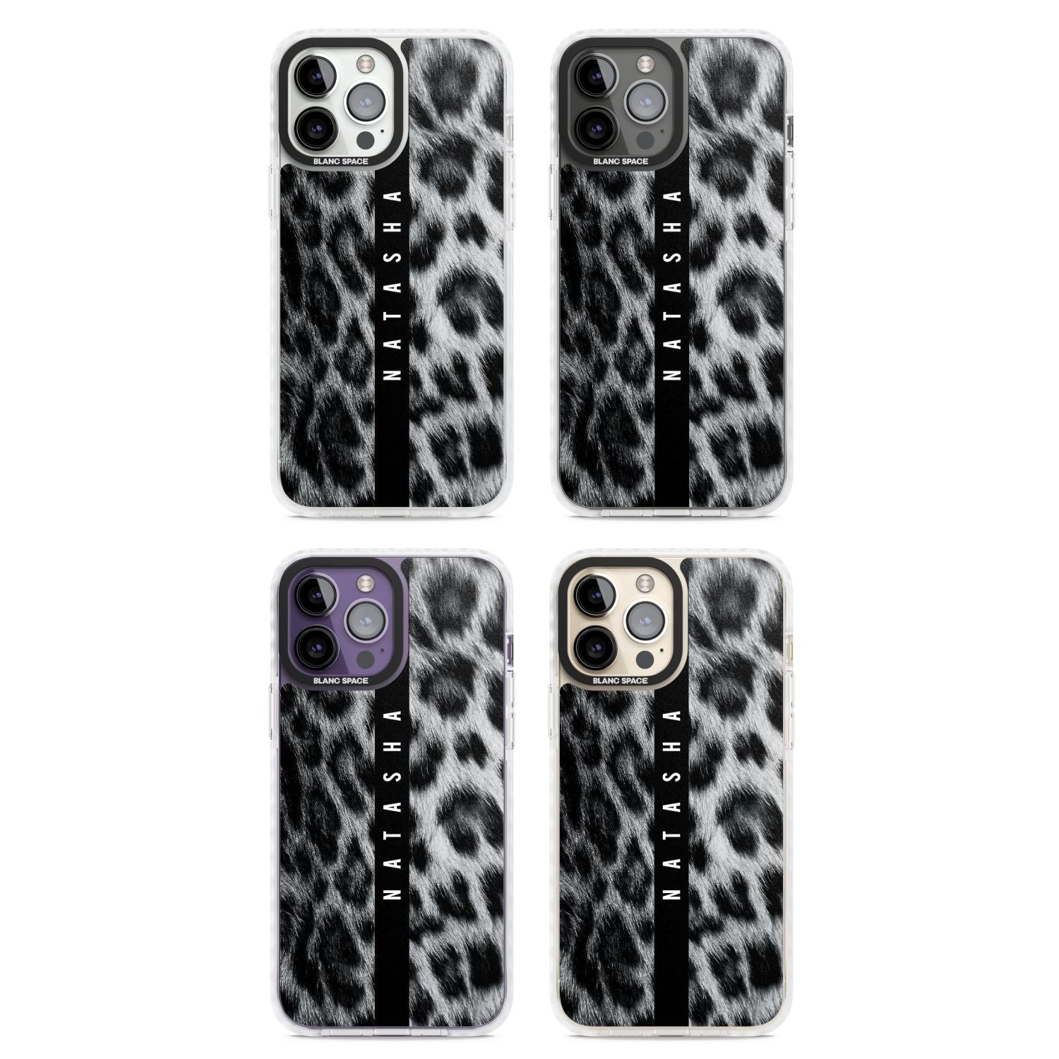 Personalised Snow Leopard Print