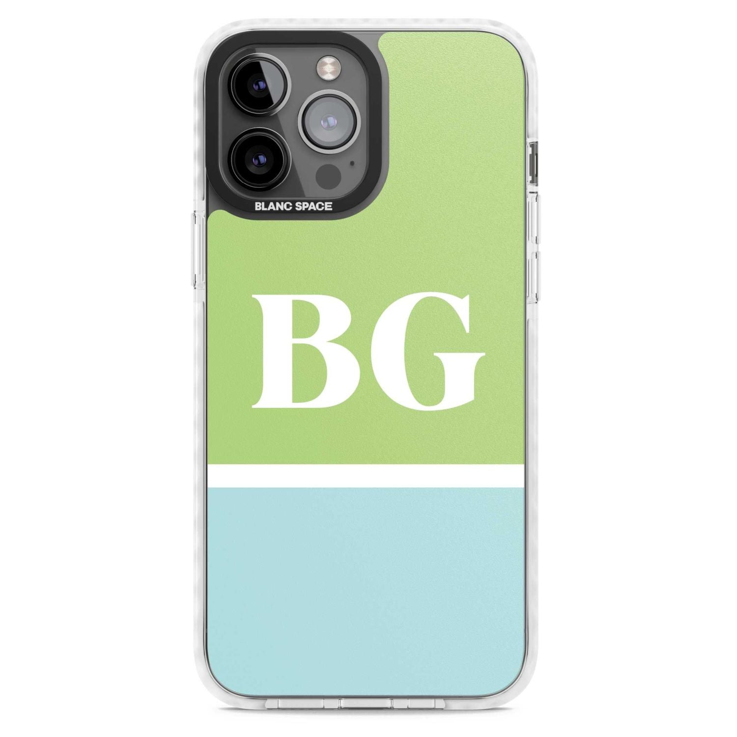 Personalised Colorblock: Green & Turquoise