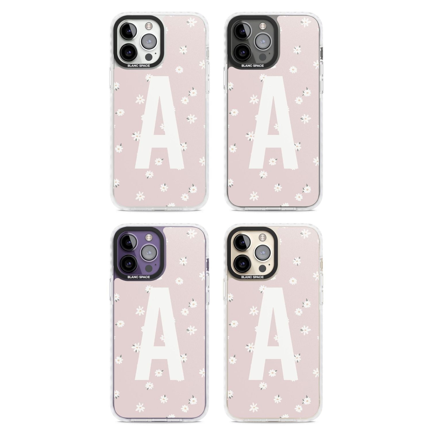 Personalised Pink Daisy Initial