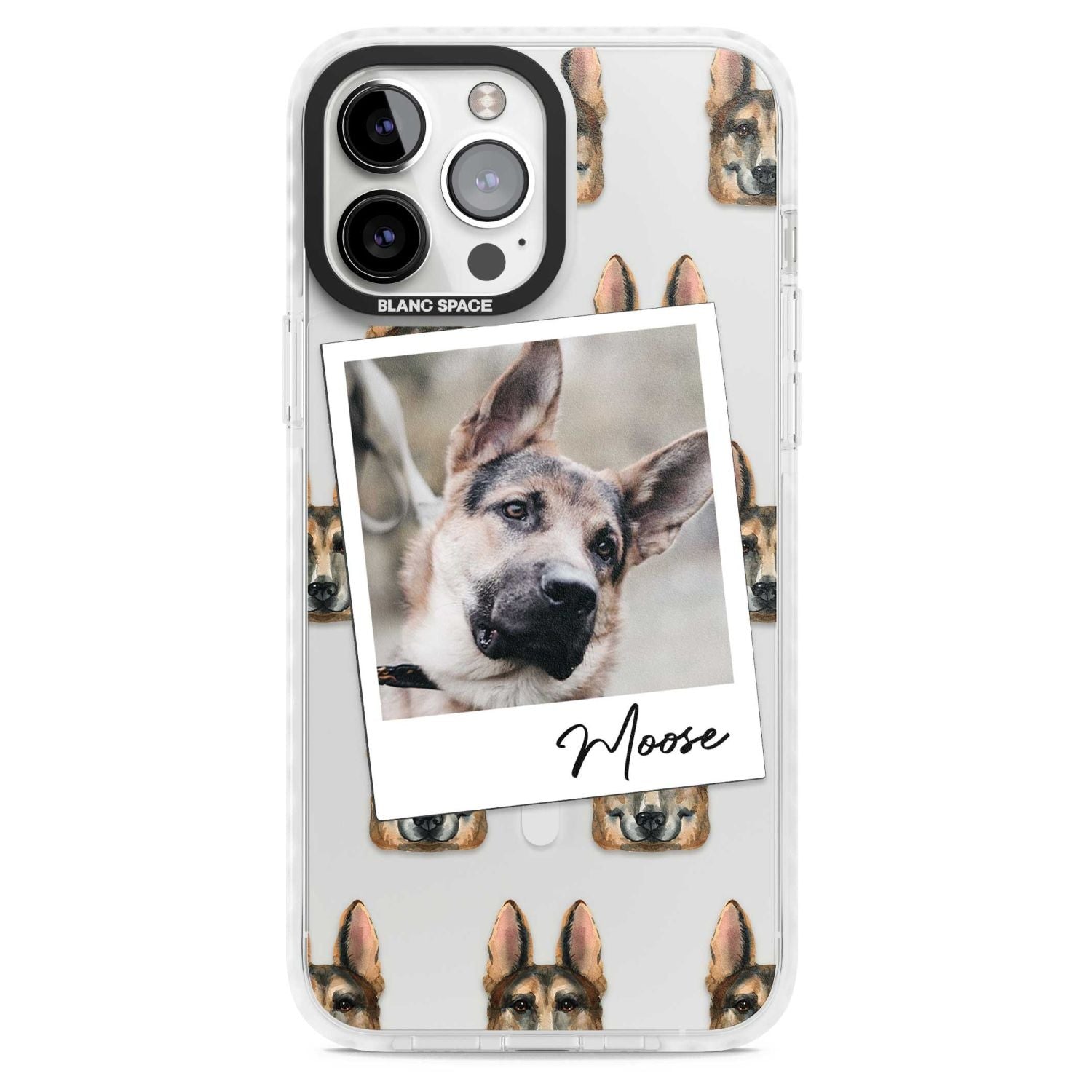 Personalised German Shepherd Instant Camera Photo
