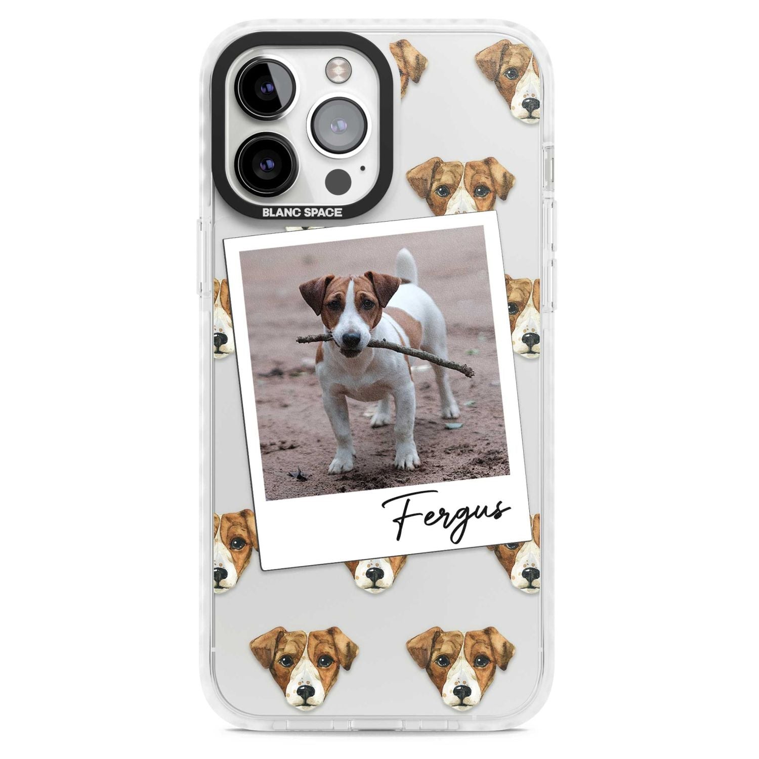 Personalised Jack Russell Instant Camera Photo