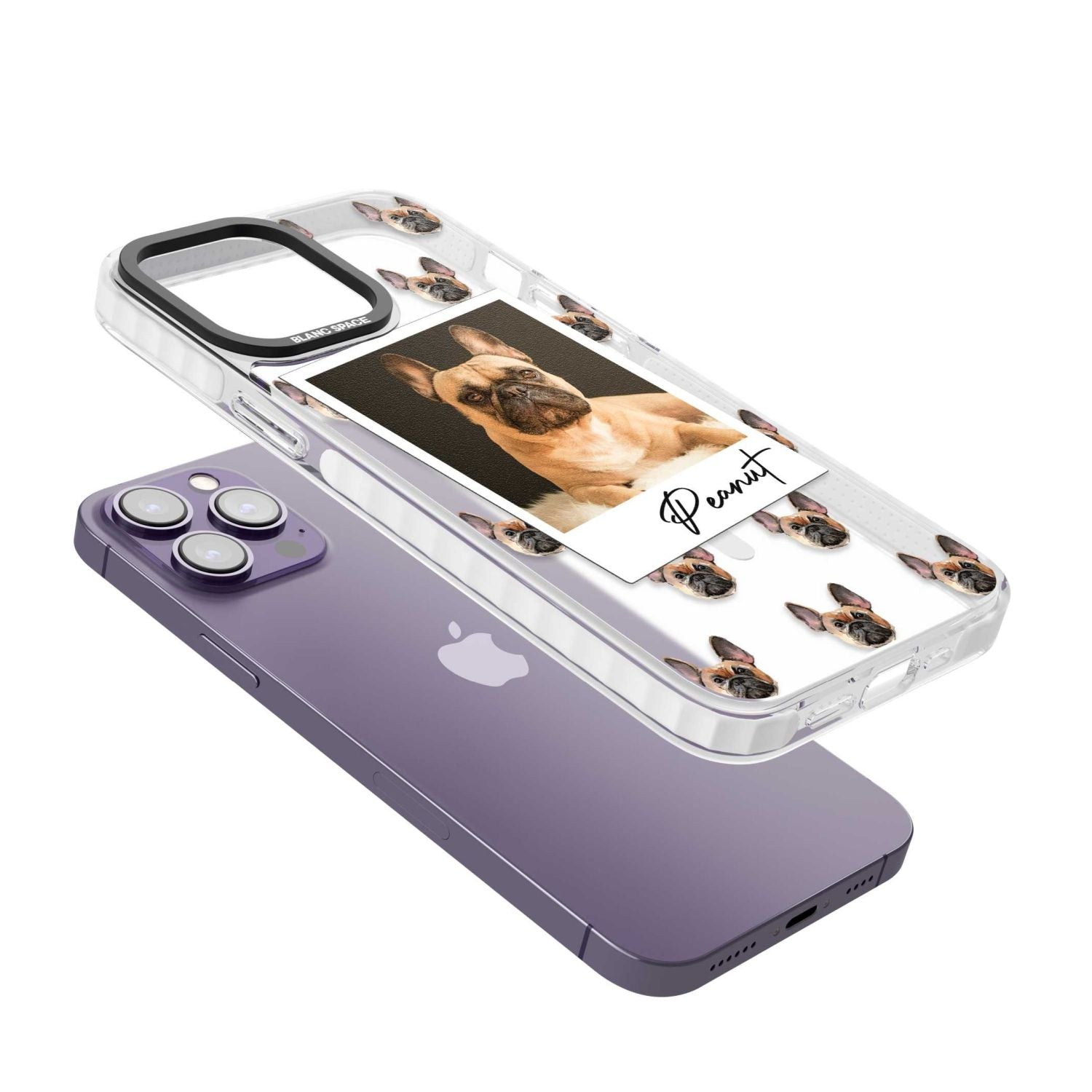 Personalised Tan French Bulldog Instant Camera Photo