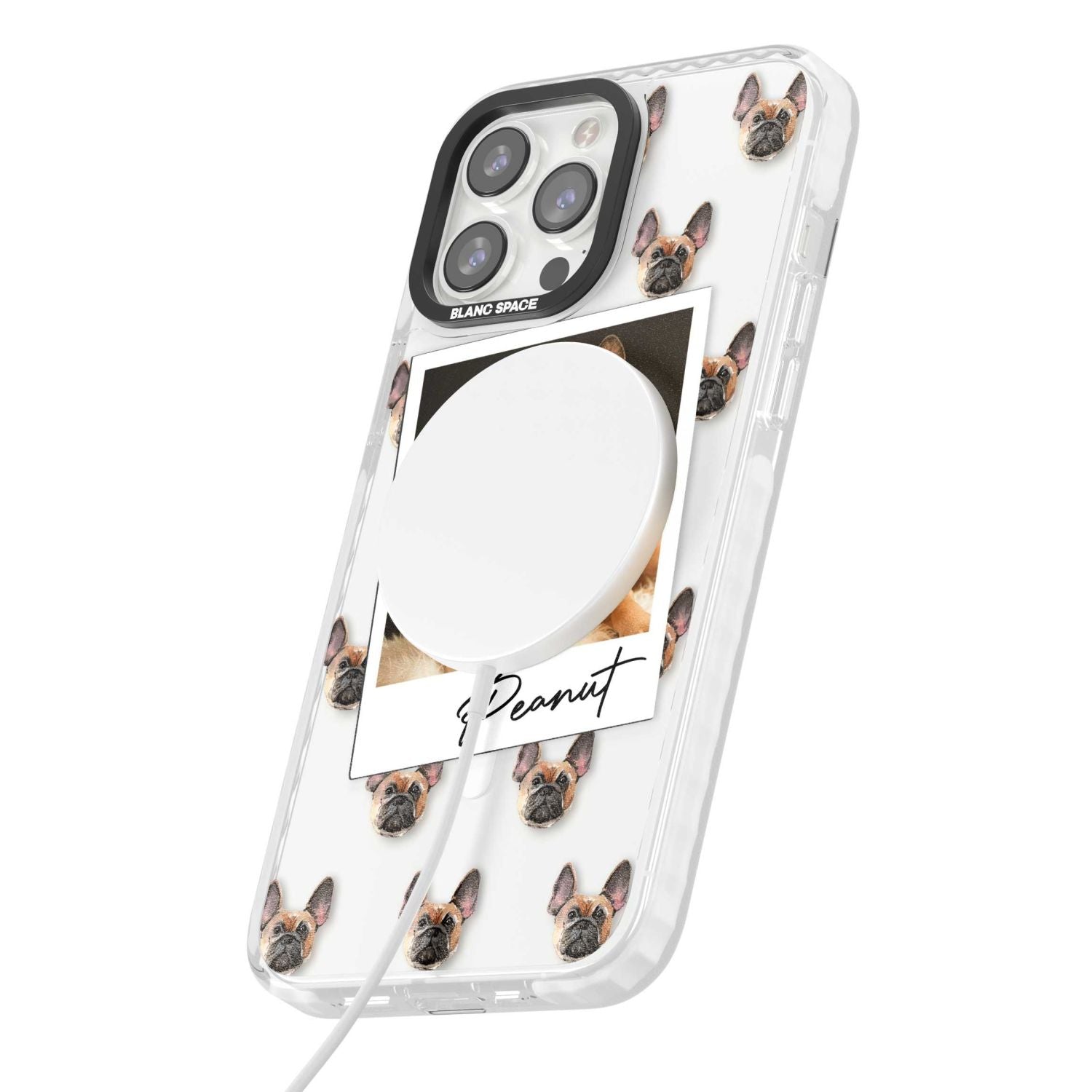 Personalised Tan French Bulldog Instant Camera Photo