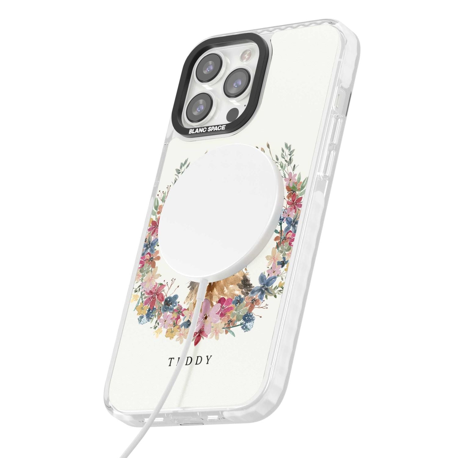 Personalised Yorkshire Terrier Floral Portrait