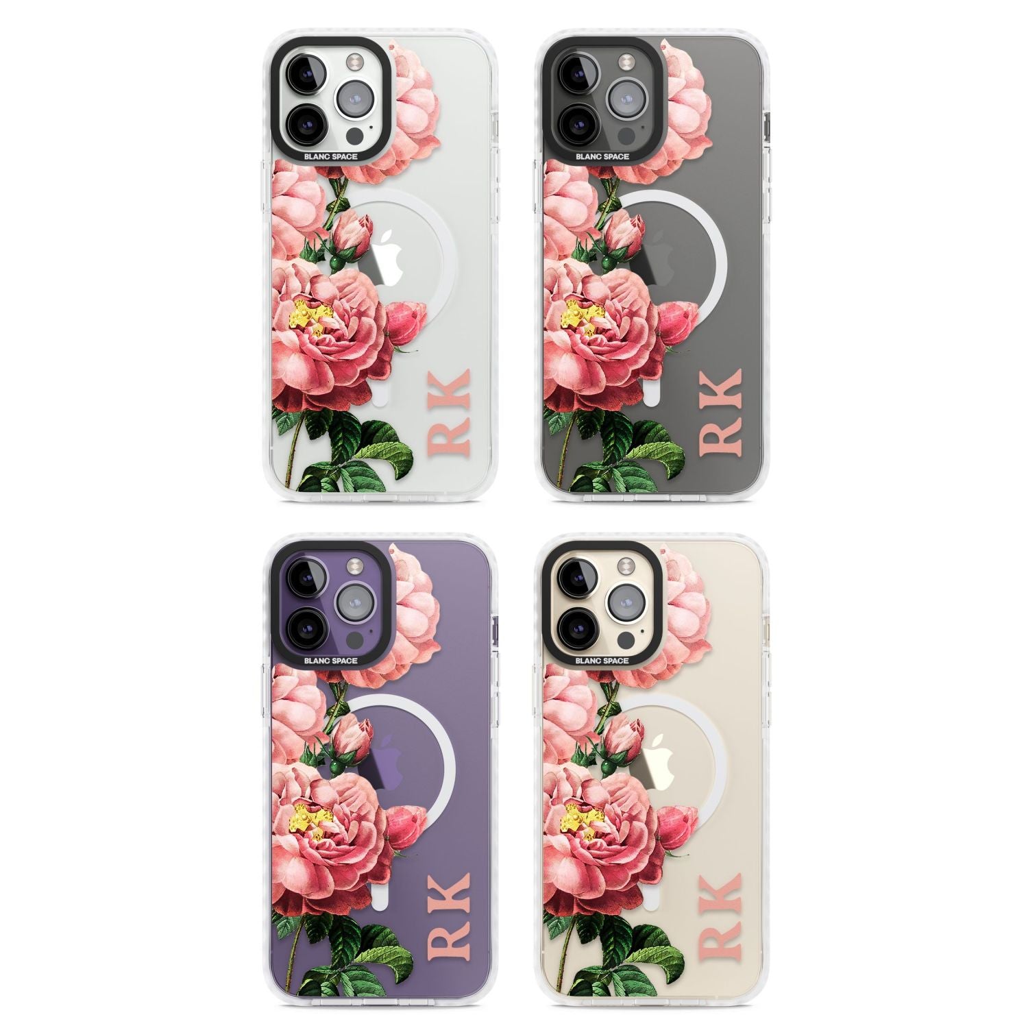 Personalised Vintage Floral Peonies