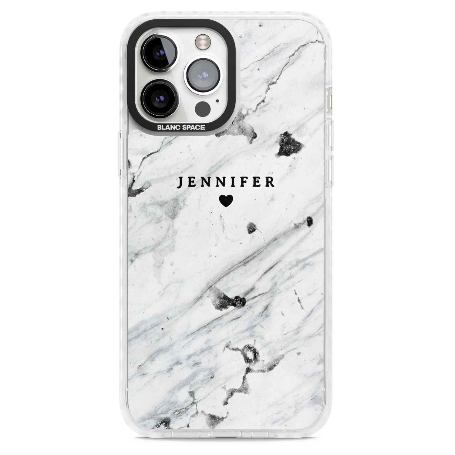 Personalised Marble Heart
