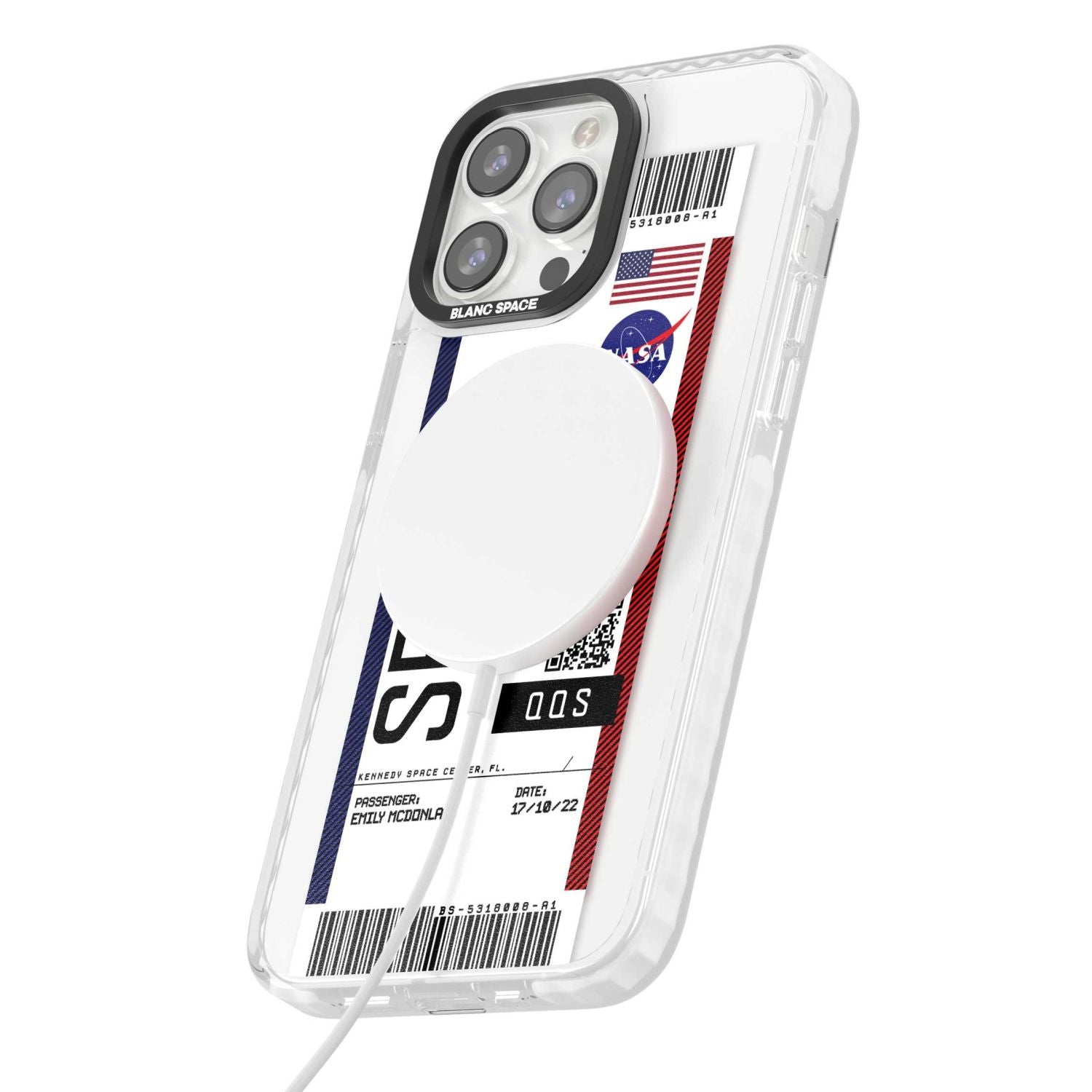 Personalised Nasa Boarding Pass (Light)