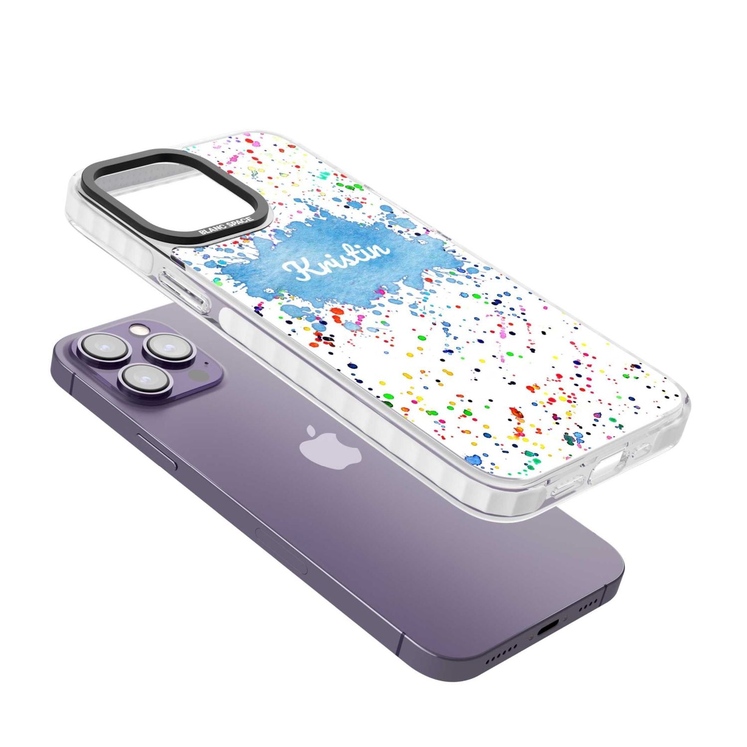 Personalised Rainbow Splatter Name