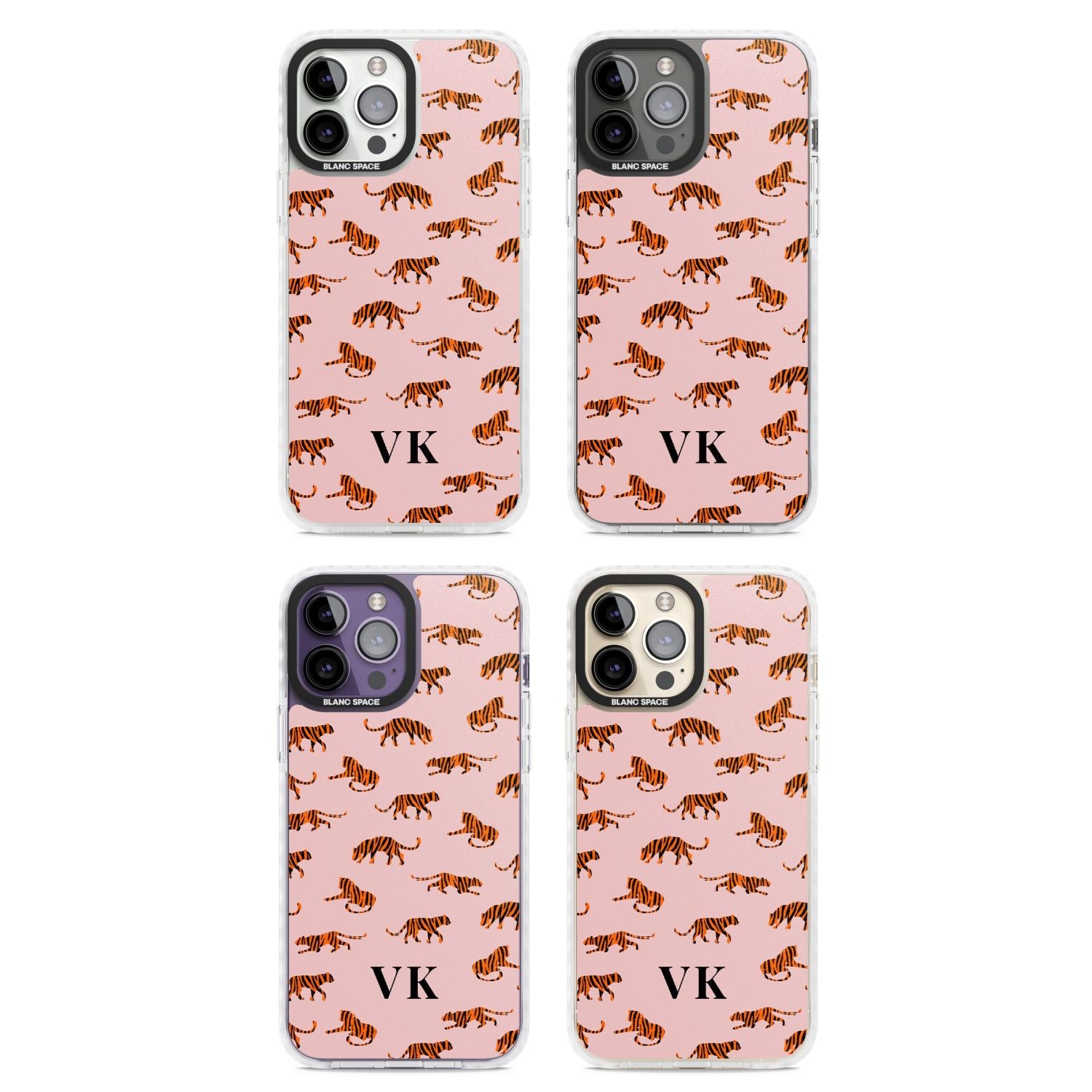 Personalised Pink Safari Tiger Pattern