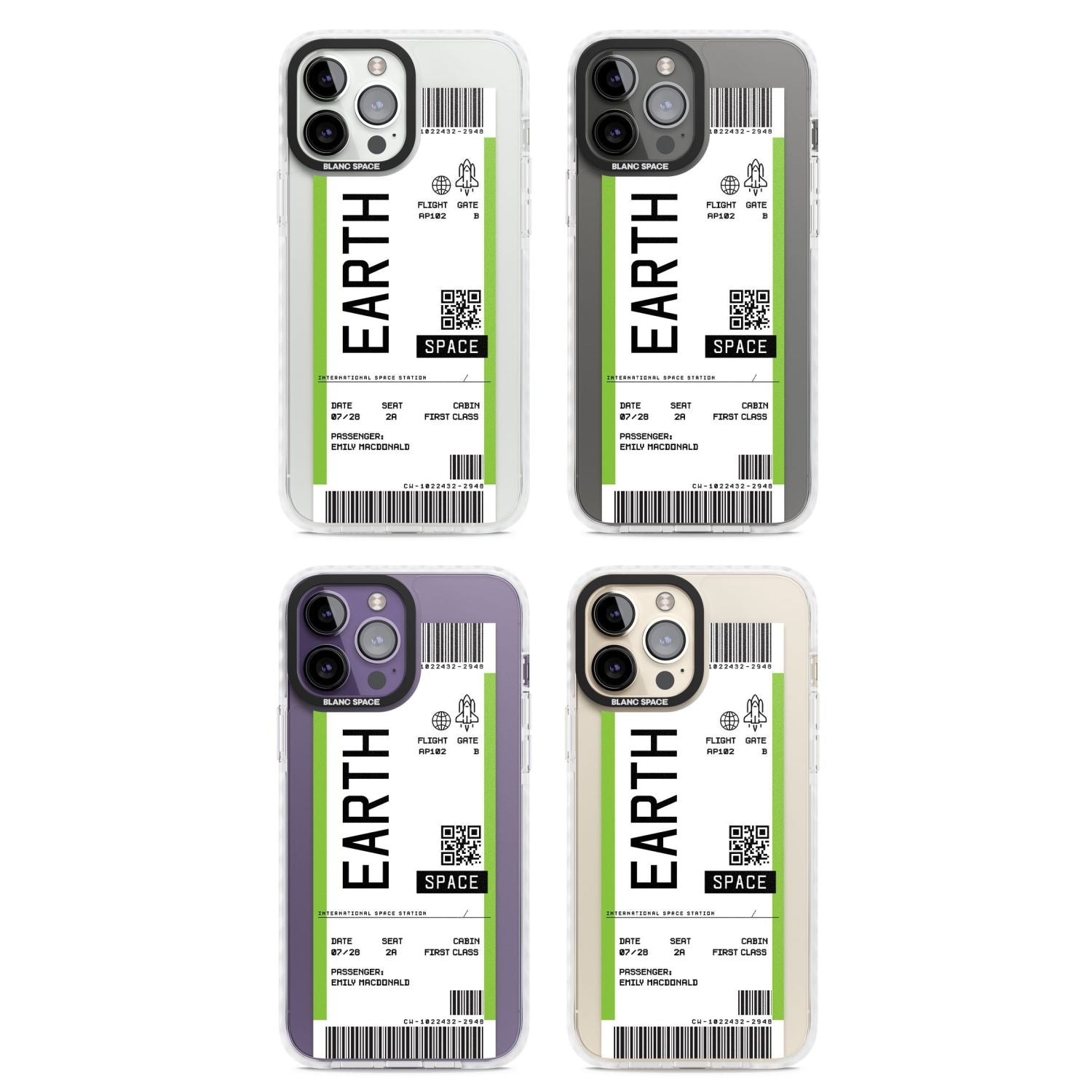 Personalised Earth Travel Ticket