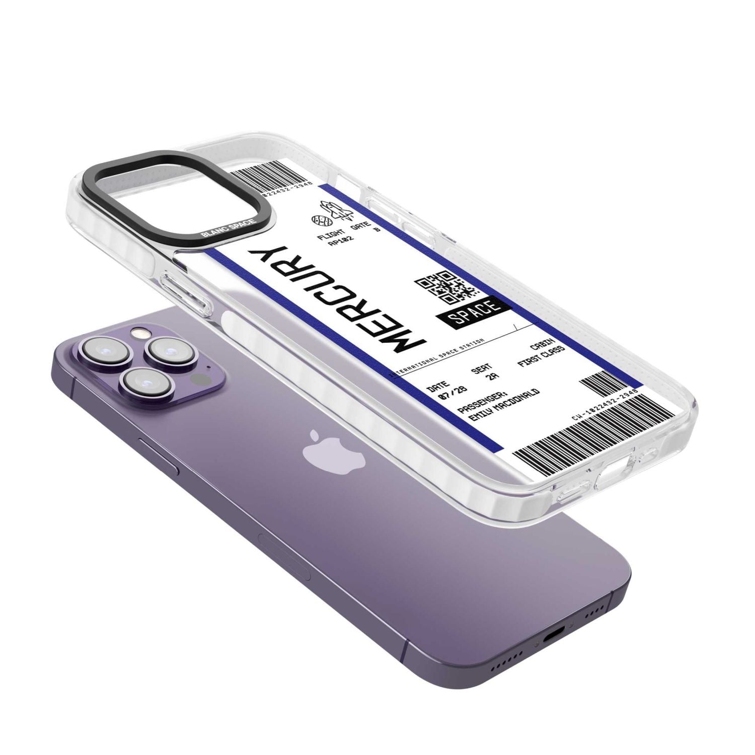 Personalised Mercury Travel Ticket