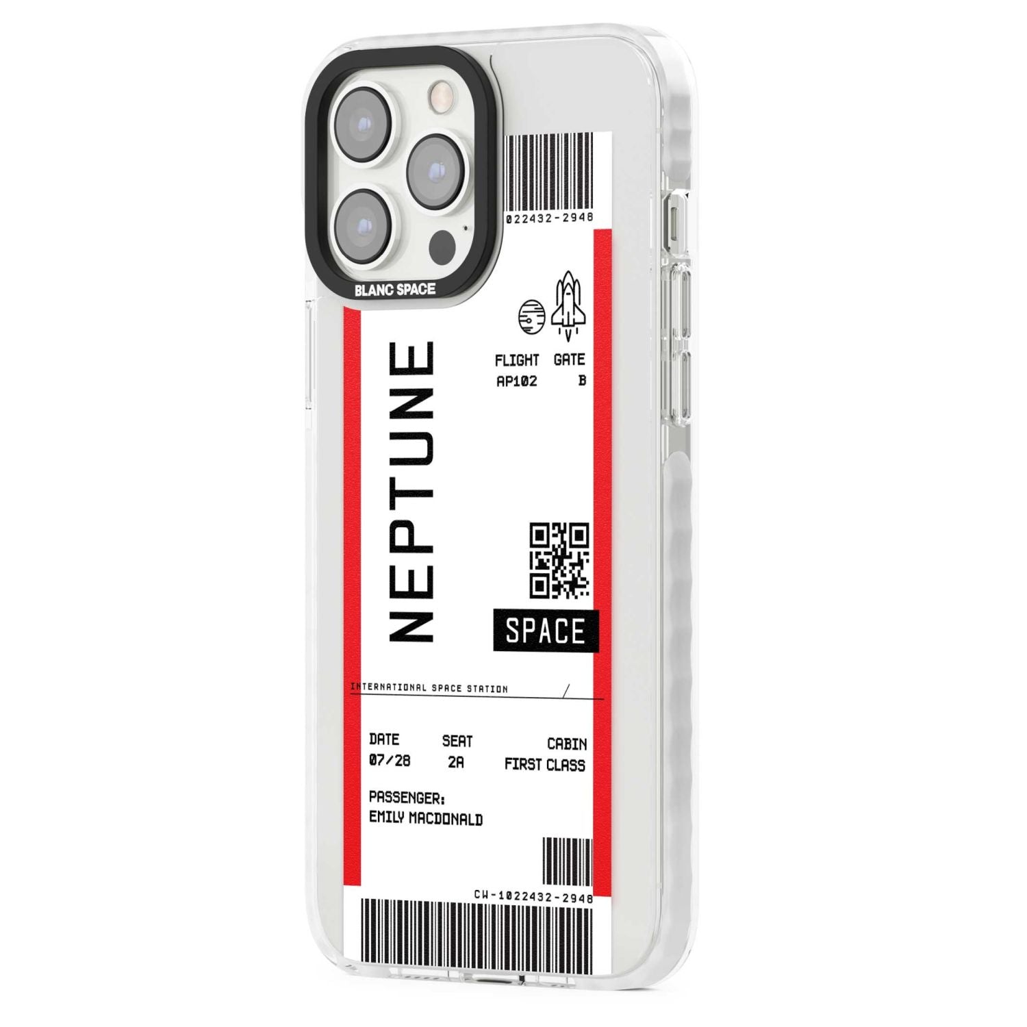 Personalised Neptune Travel Ticket
