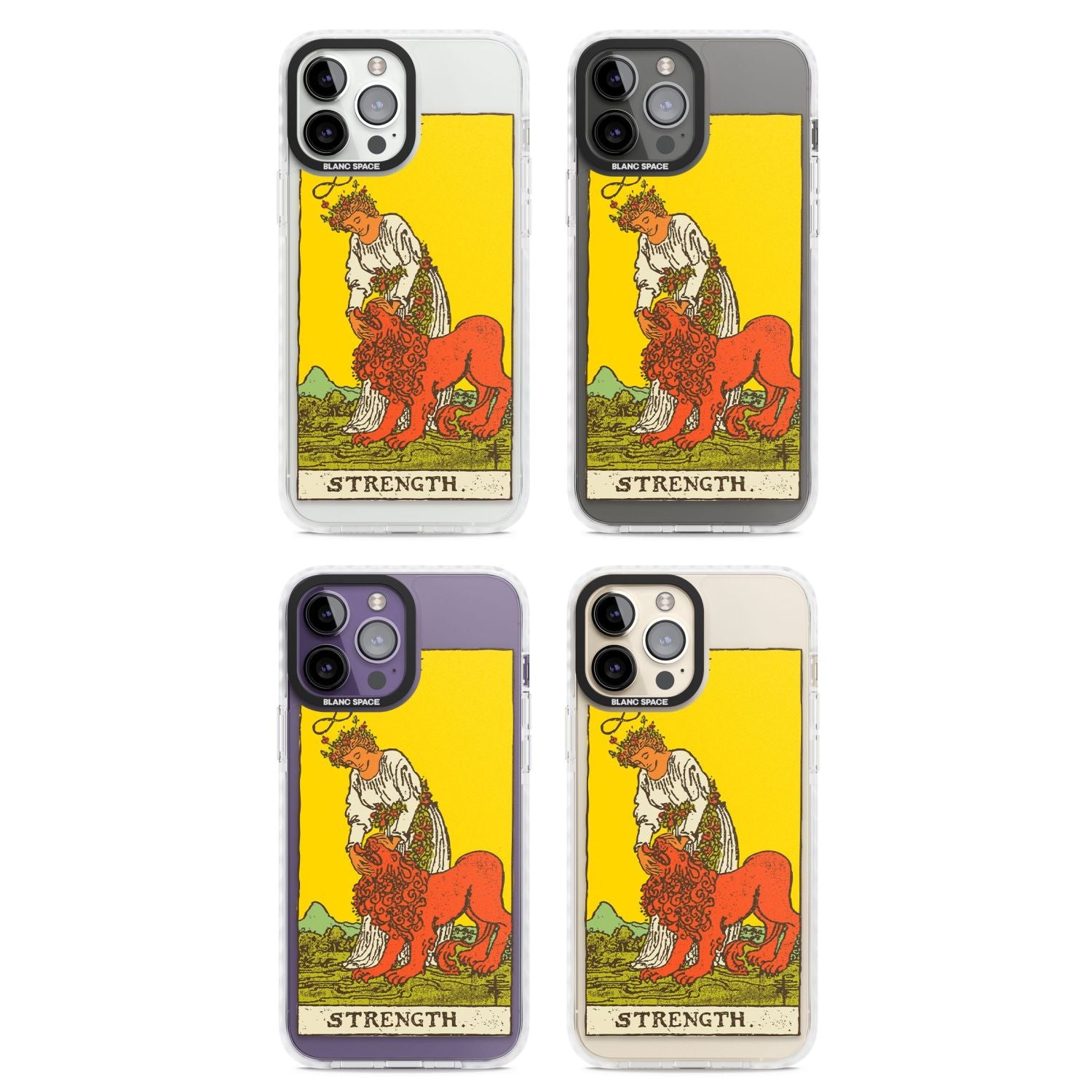 Personalised Strength Tarot Card (Color)