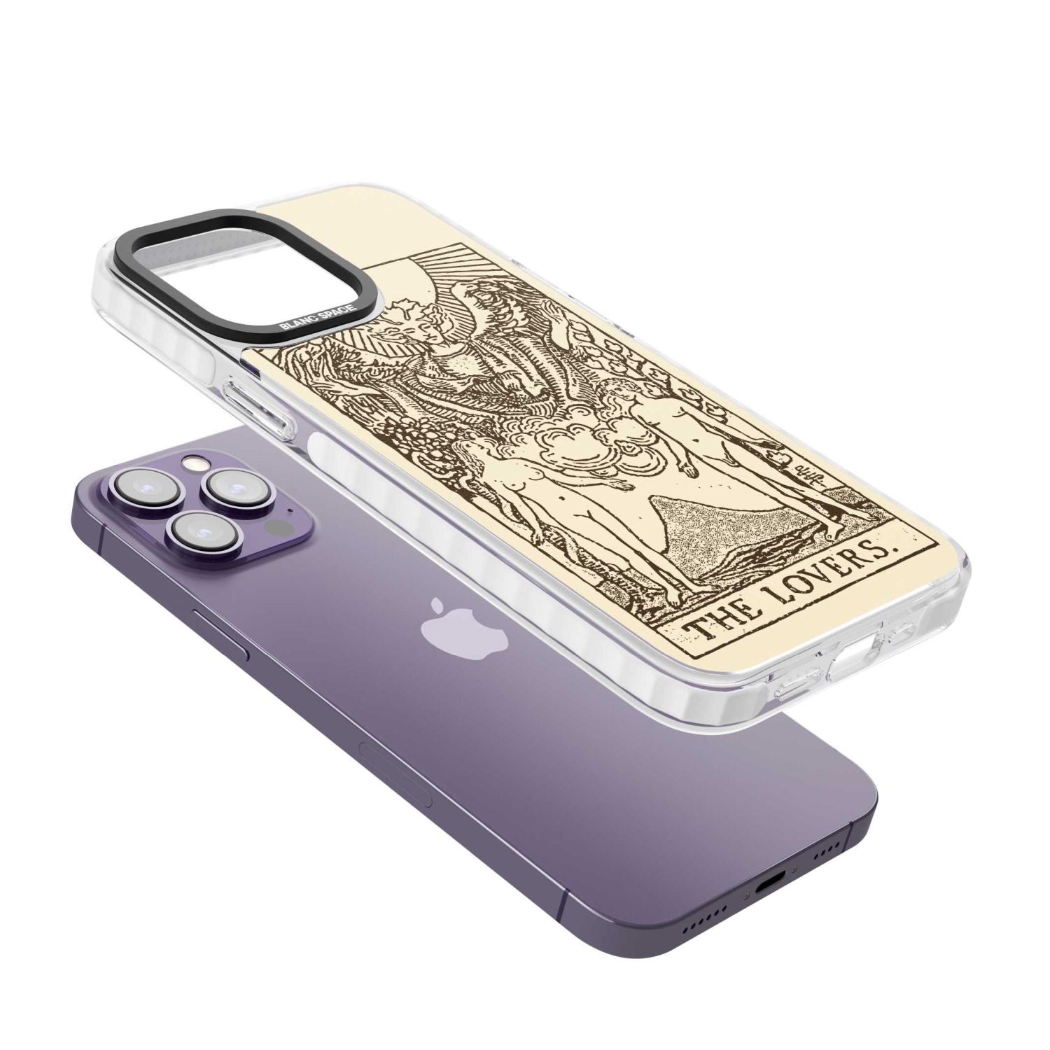 Personalised The Lovers Tarot Card (Cream)