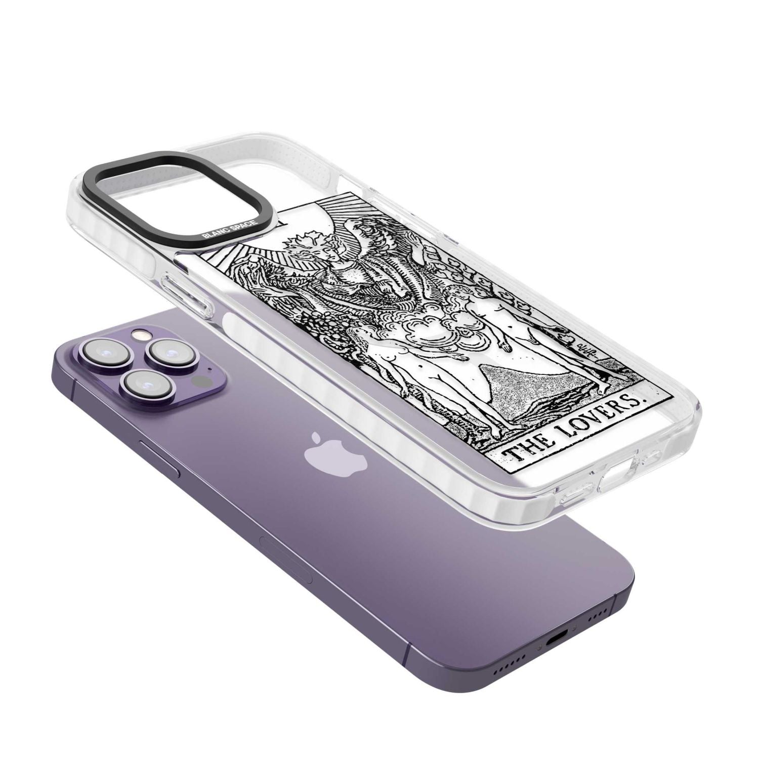 Personalised The Lovers Tarot Card (Clear)