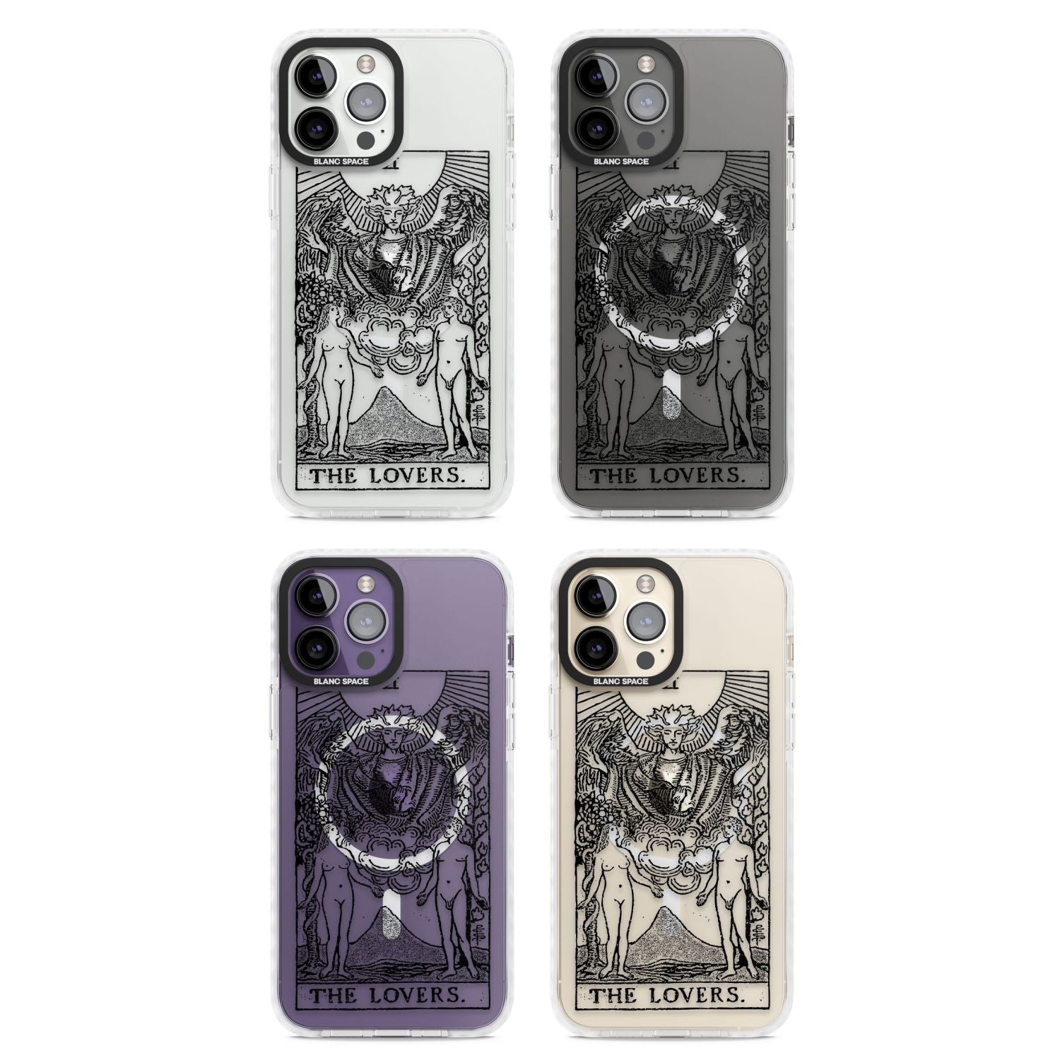 Personalised The Lovers Tarot Card (Clear)