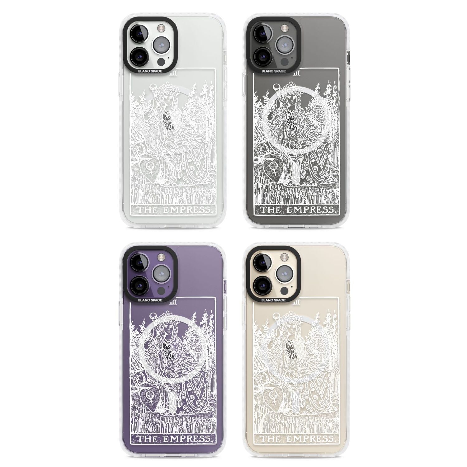 Personalised The Empress Tarot Card (White)