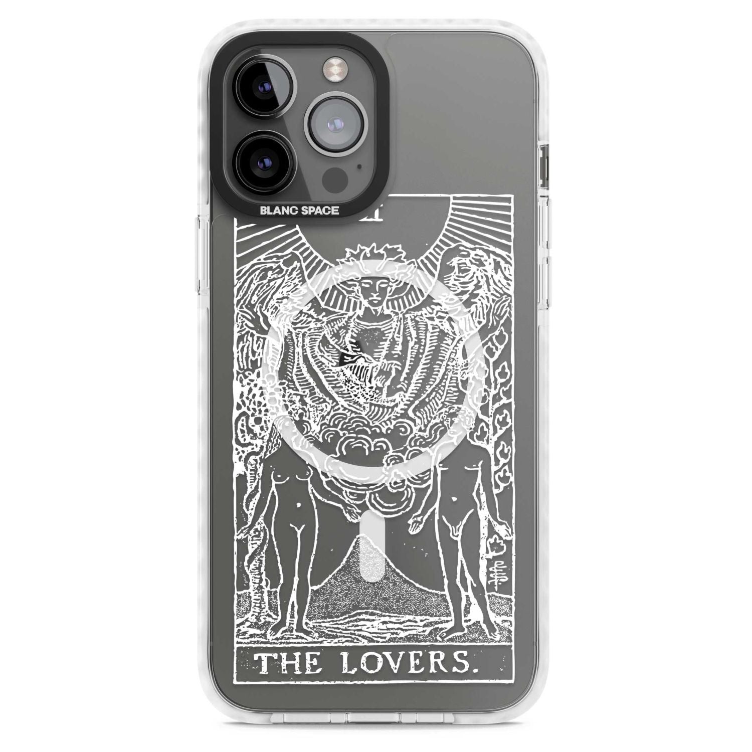 Personalised The Lovers Tarot Card (White)