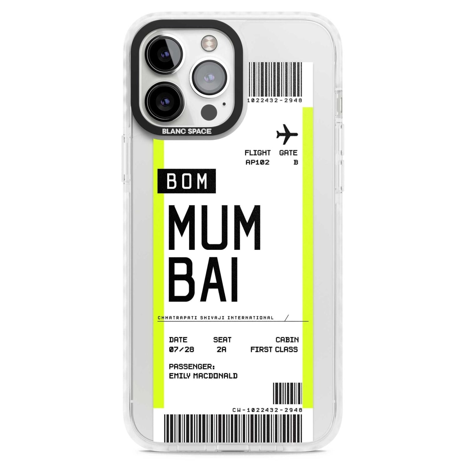 Personalised Mumbai Boarding Pass