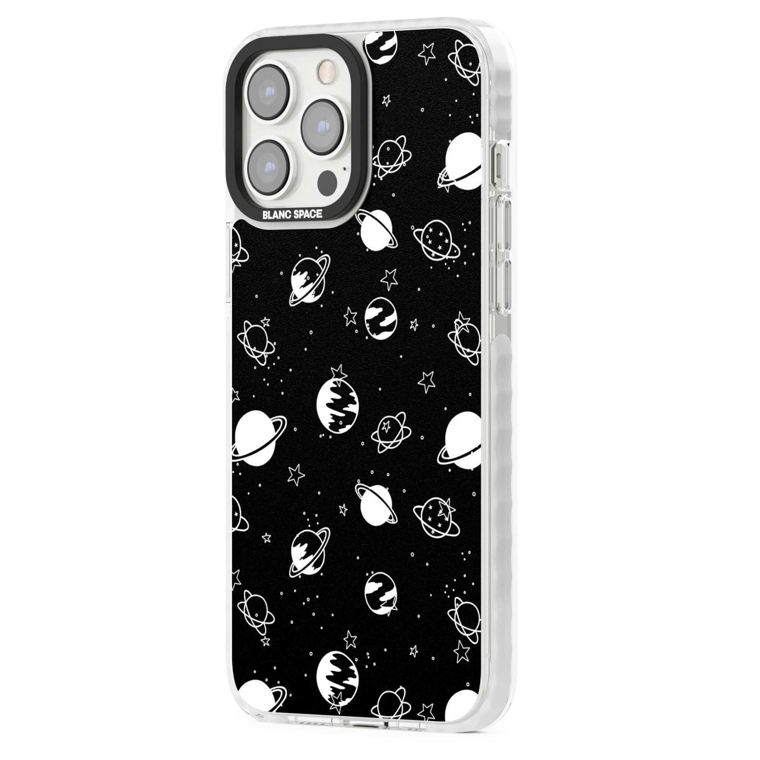 White Planets On Black