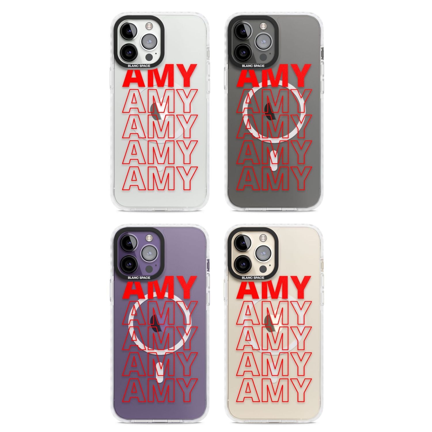 Personalised Bold Name Repeat