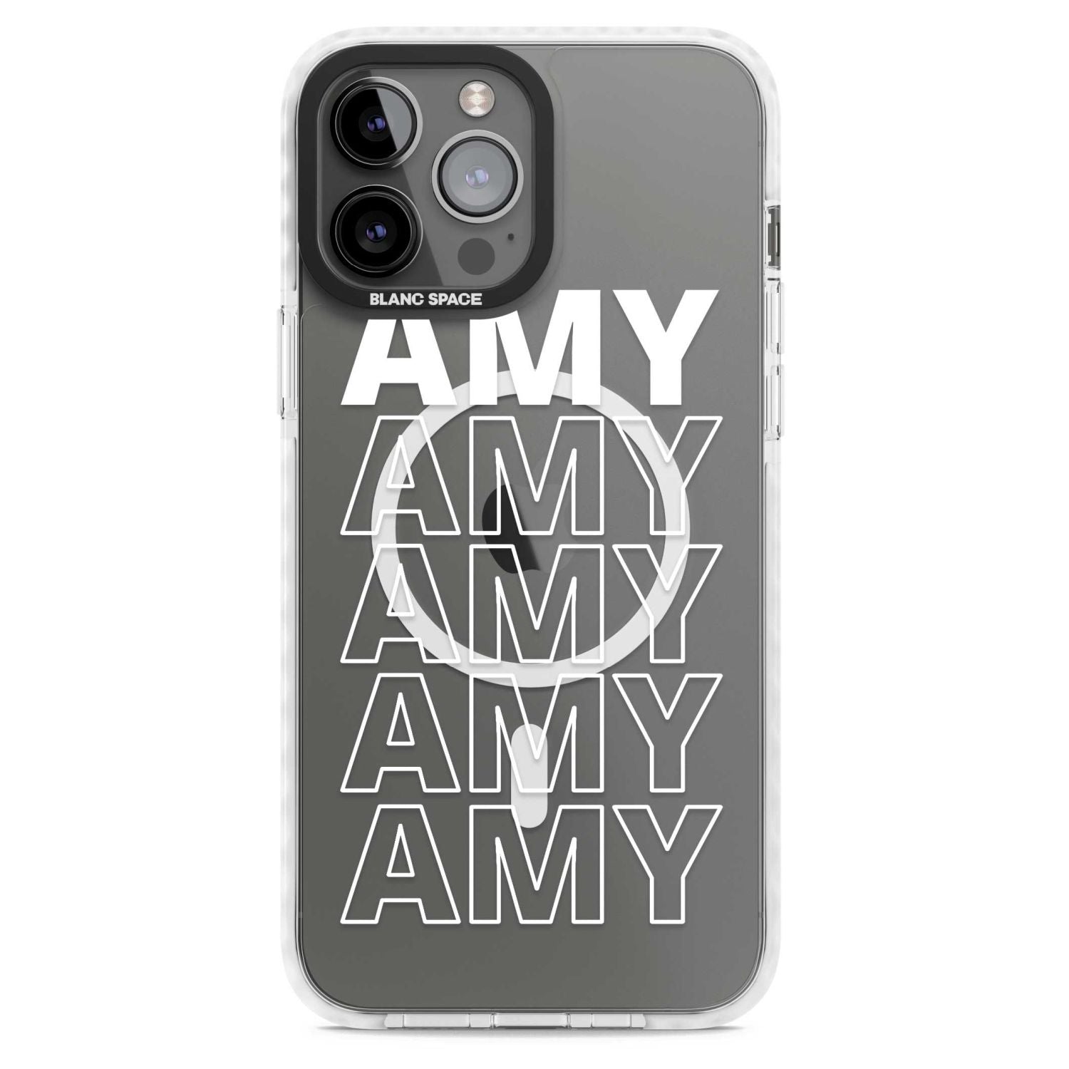 Personalised Bold Name Repeated