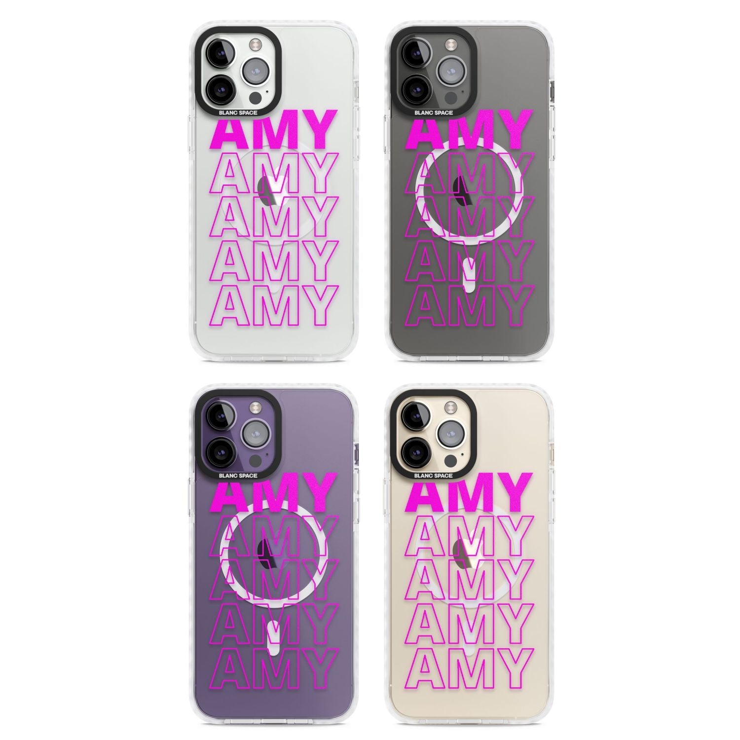 Personalised Bold Repeated Name