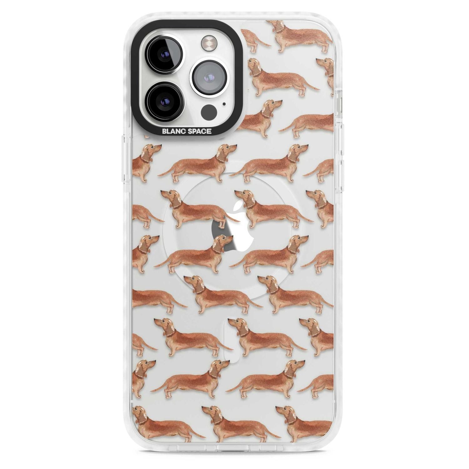 Dachshund Watercolor Dog Pattern
