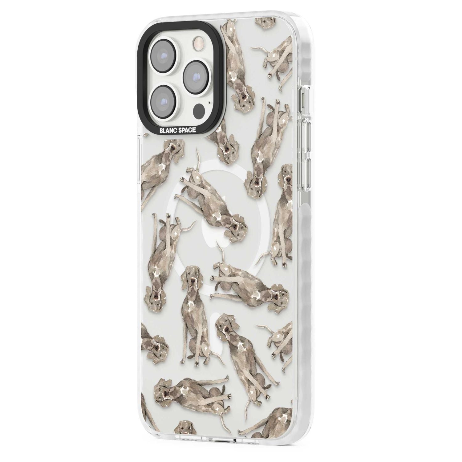 Weimaraner Watercolor Dog